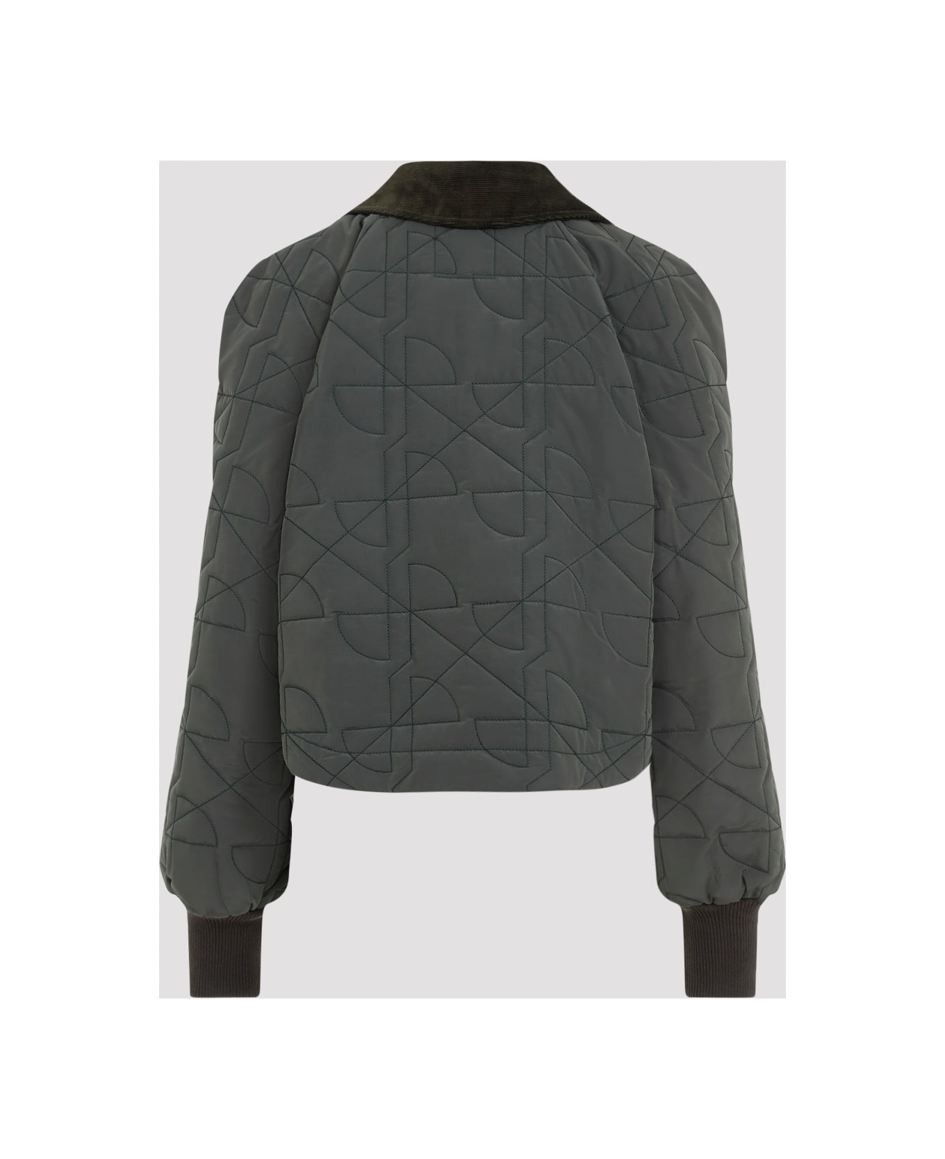 Patou Cropped Quilted Blouson - B Bottle Green