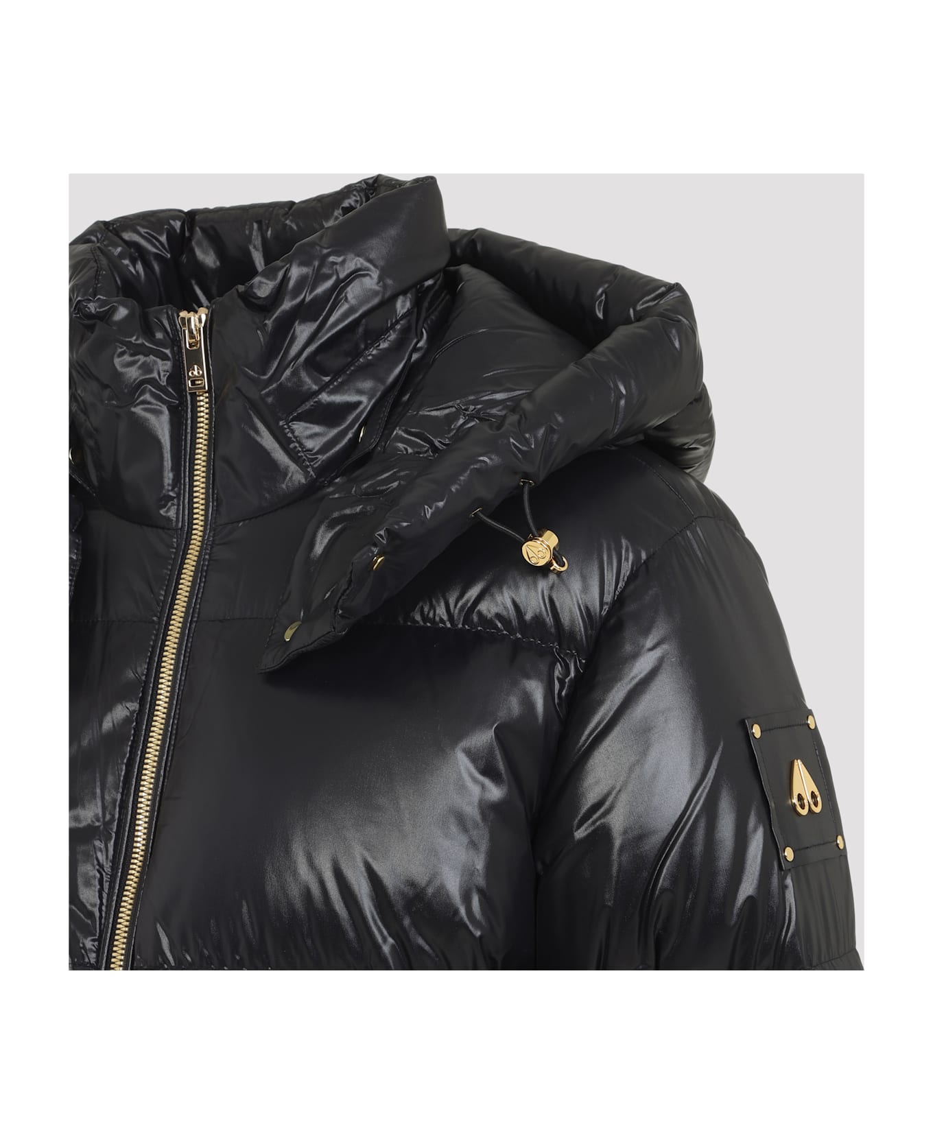 Moose Knuckles Moonstone Gold Jacket - Black