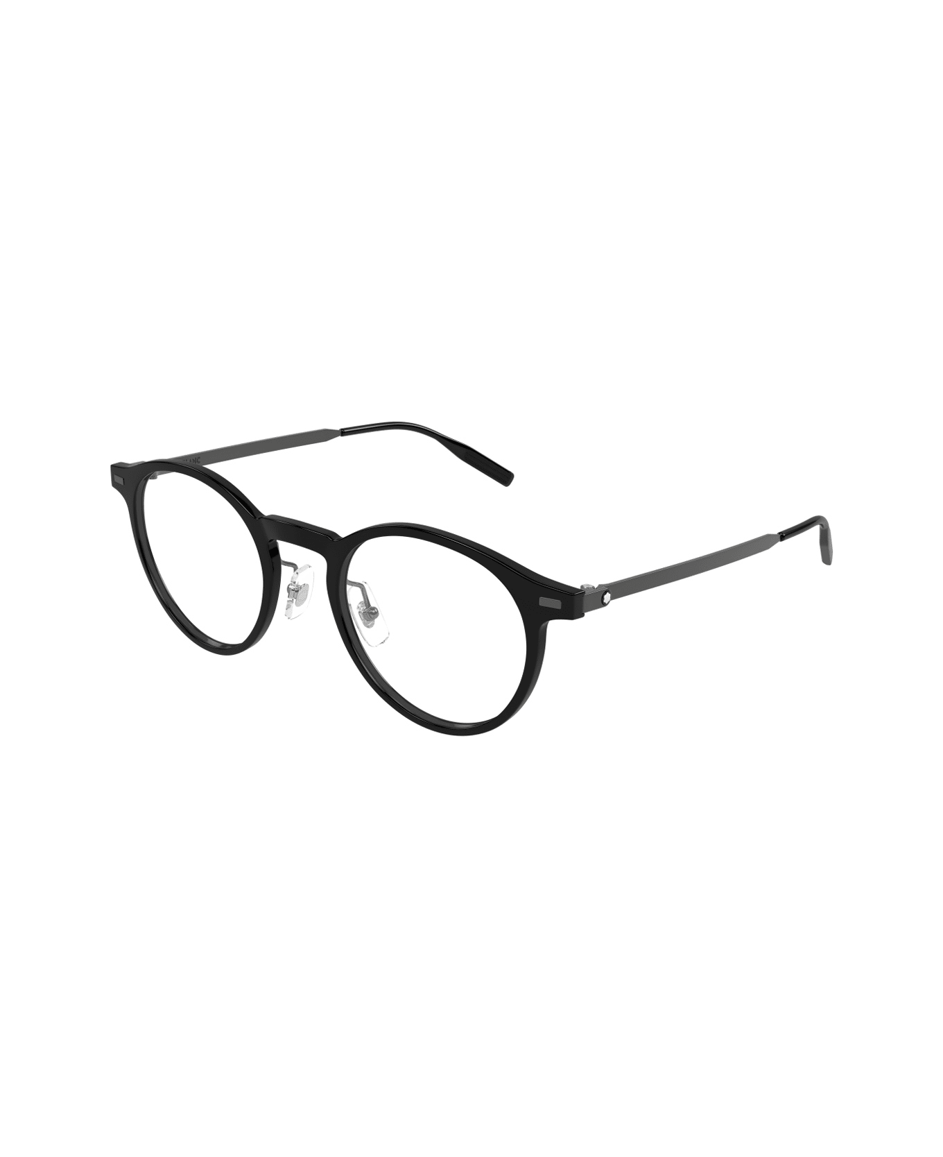 Montblanc Mb0426o Linea Snowcap 001 Black Ruthenium Glasses - Nero