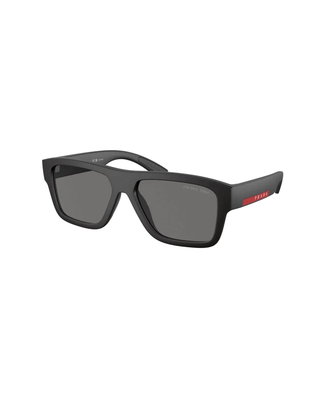 Prada Linea Rossa Ps04zs Dg002g Nero Gommato Sunglasses - Nero
