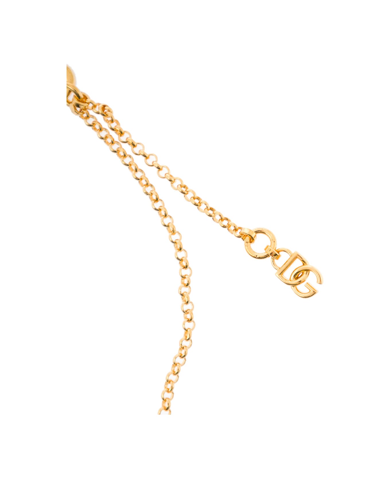 Dolce Einreihiges & Gabbana Cross Pendant Necklace - Metallic