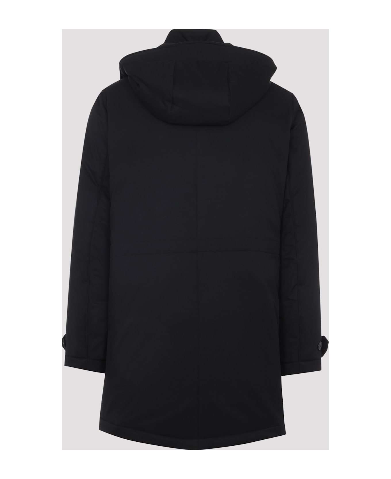 Zegna Microfiber Twill Parka - Nero Unito