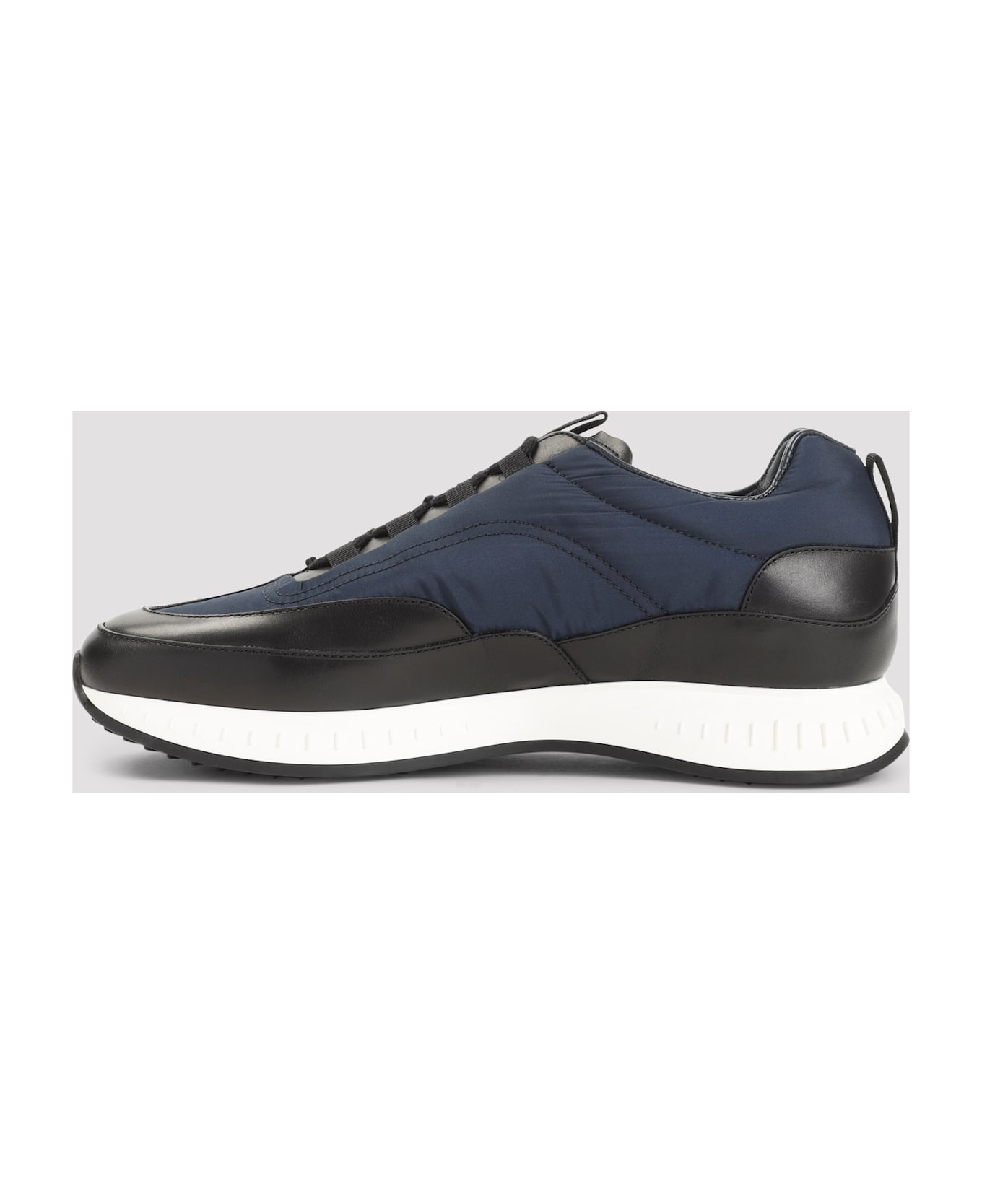 John Lobb Leather Sneakers - Zv Black Navy