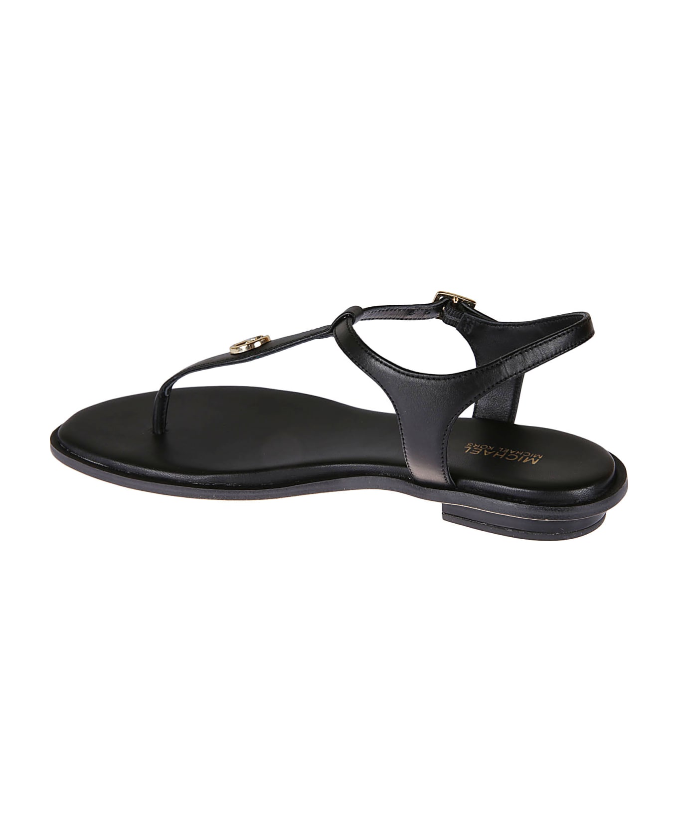 Michael Kors Mallory Thong Sandals - Black