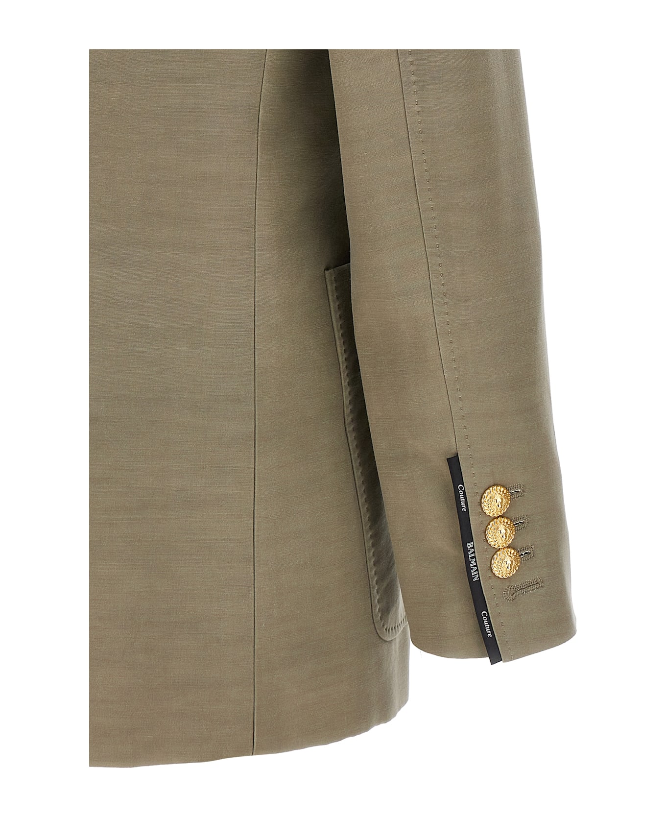 Balmain Cupro Blazer - Green