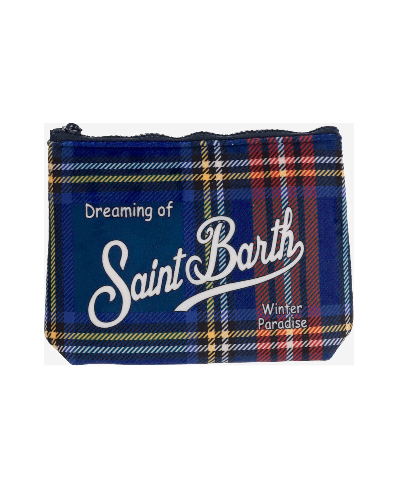 MC2 Saint Barth Aline Clutch Bag With Logo - Red