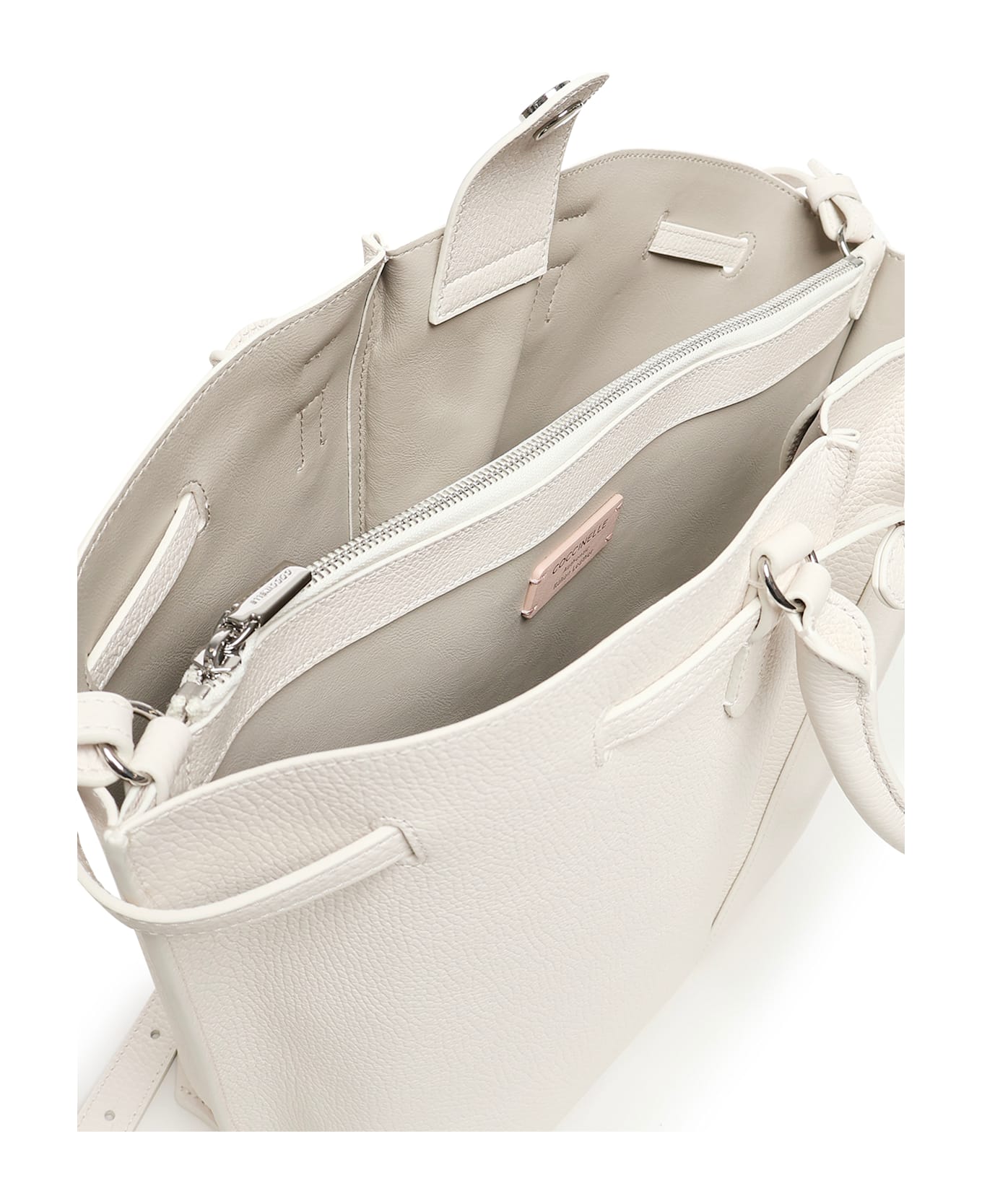 Coccinelle Flores Tote Bag - White