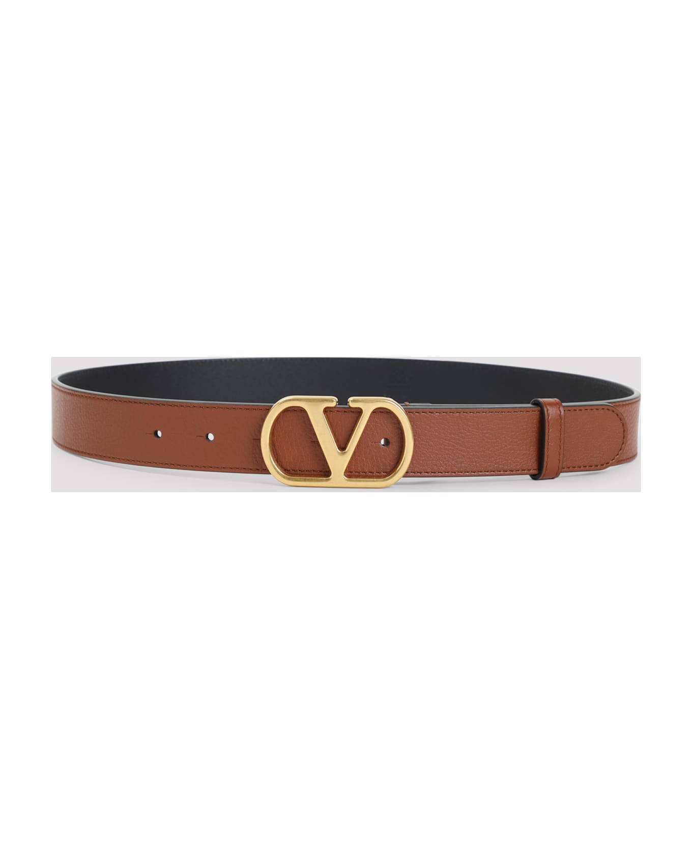 Valentino Garavani Vlogo 30 Belt - Deep Caramel