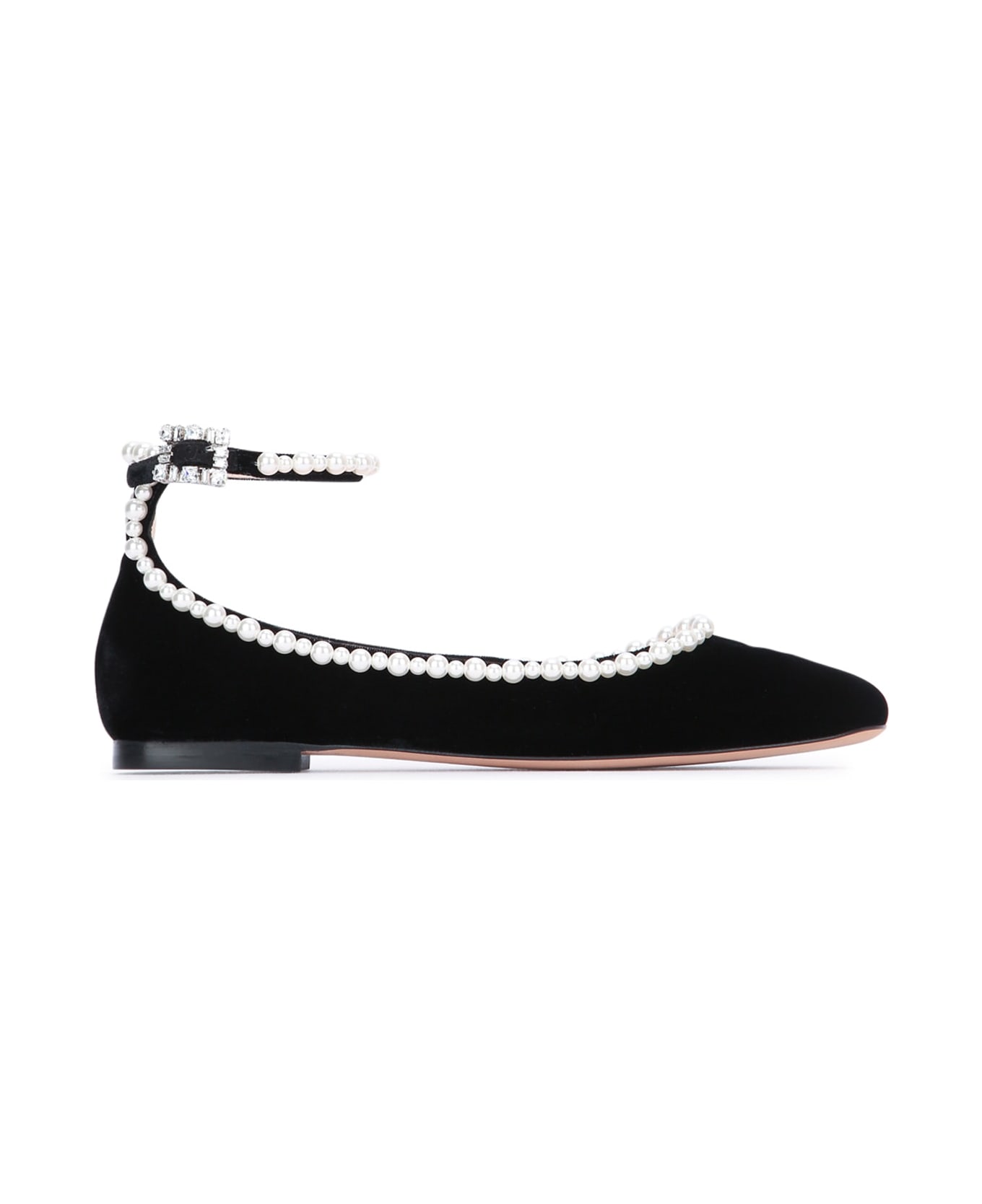 Roger Vivier Roundytoe Pearl Soft Ball - NERO