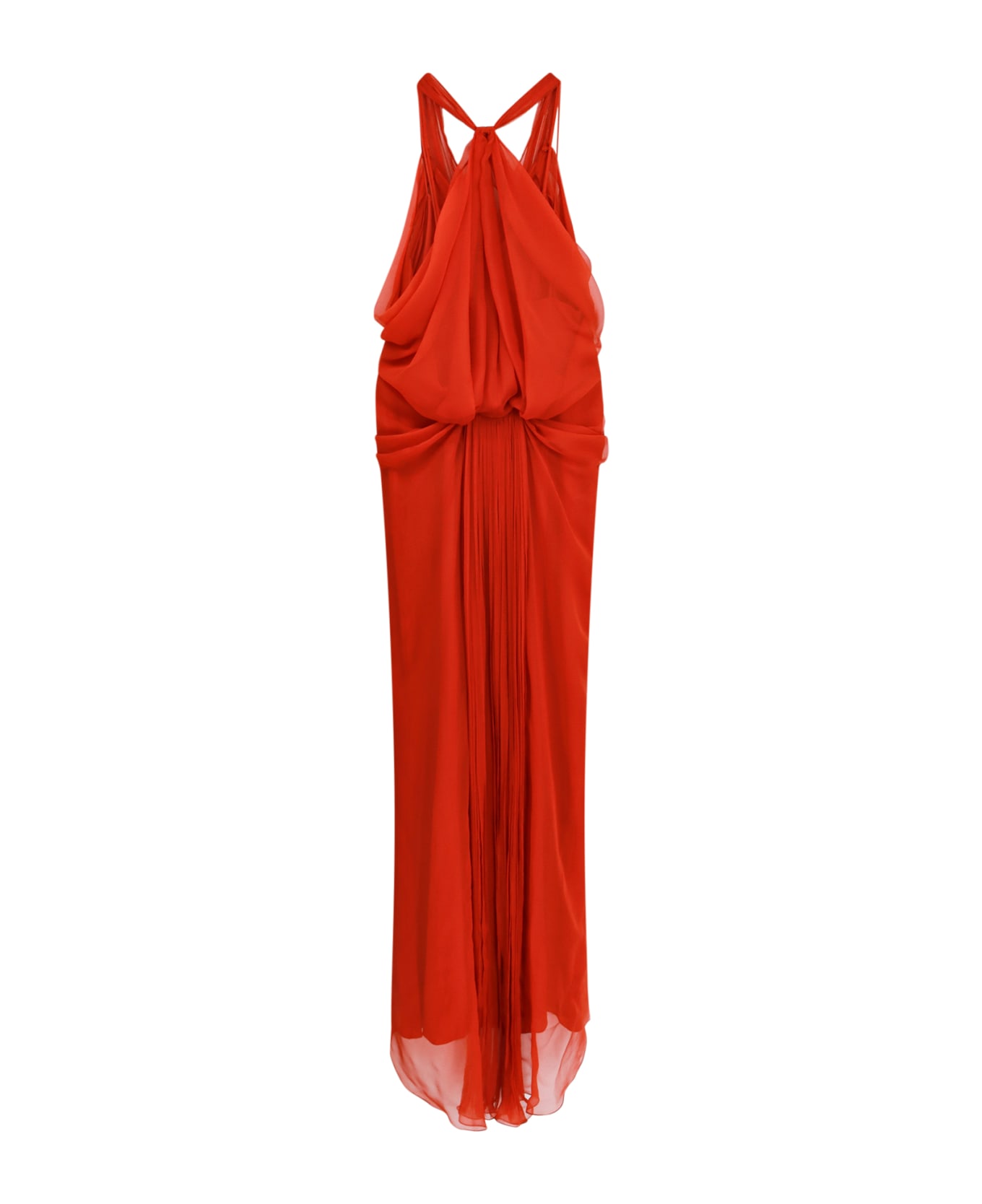 Alberta Ferretti Dress - Red ワンピース＆ドレス