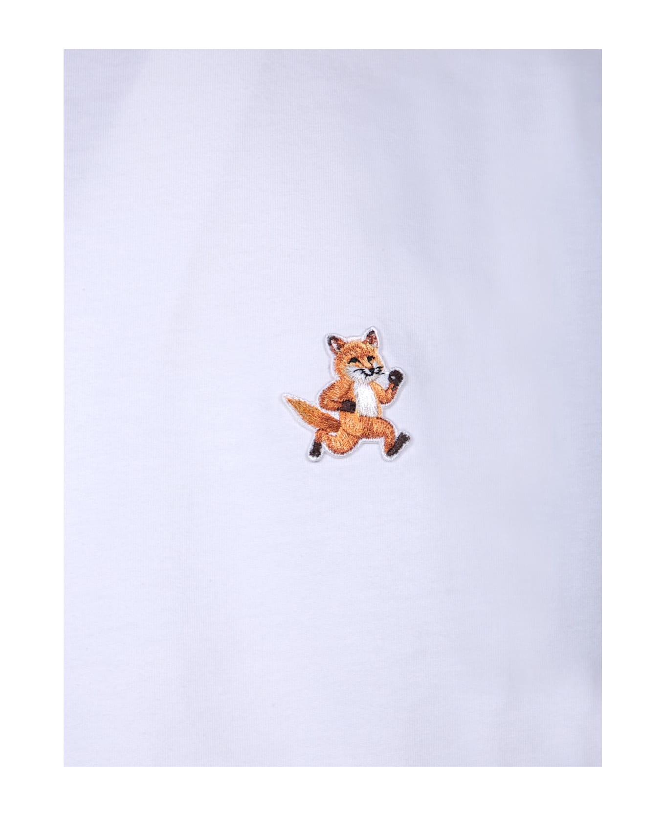 Maison Kitsuné Speedy Fox White T-shirt - White