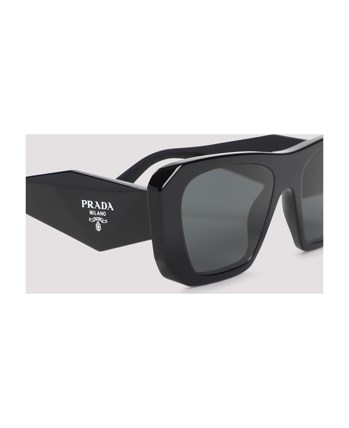 Prada Eyewear Symbole Sunglasses - Z Black Black