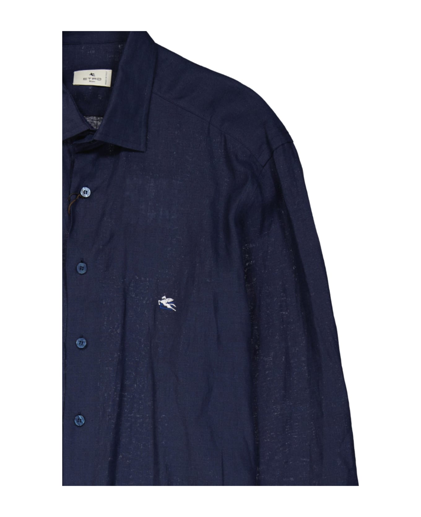Etro Linen Shirt - Blue シャツ