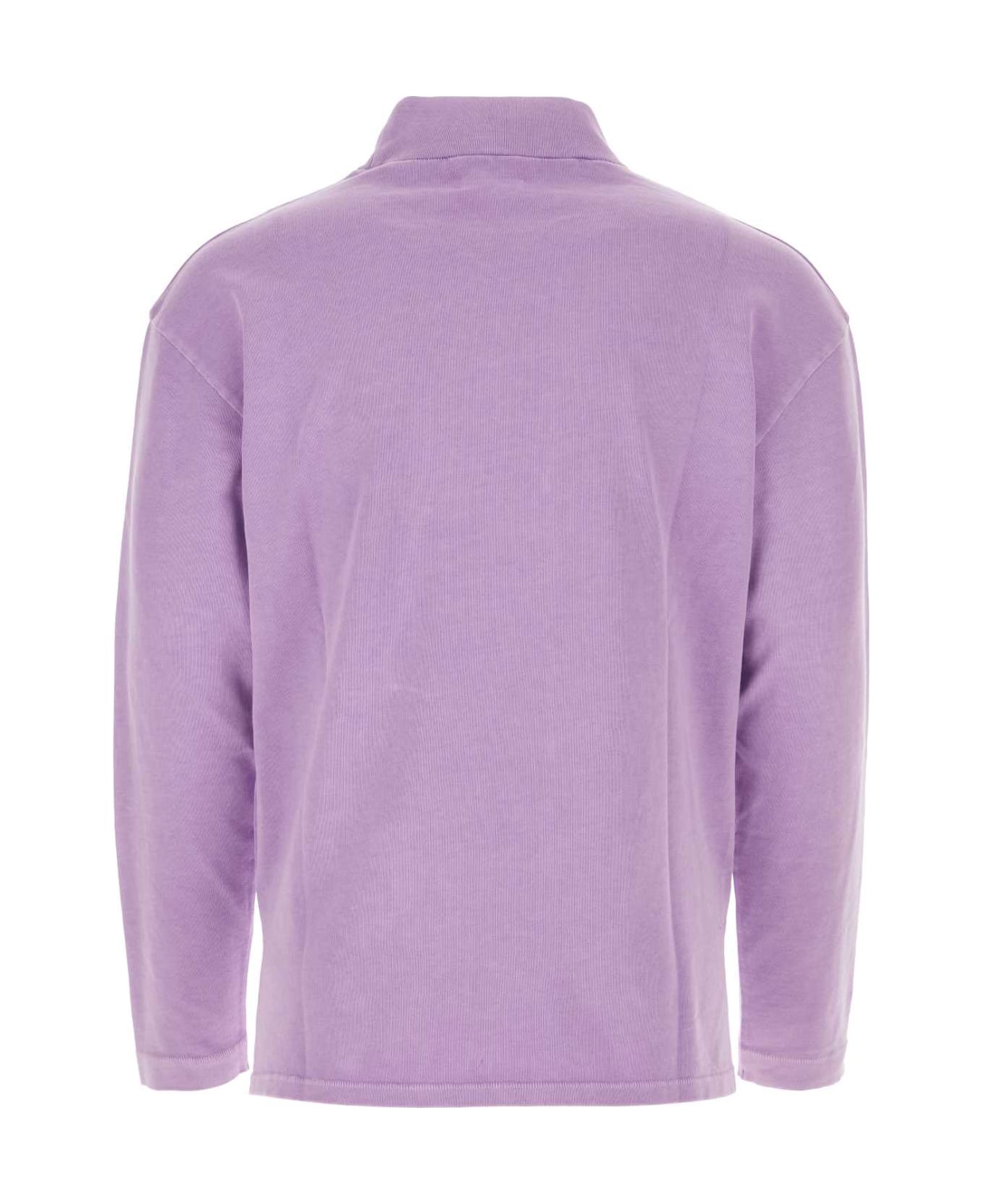 ERL Lilac Cotton Sweatshirt - PURPLE フリース