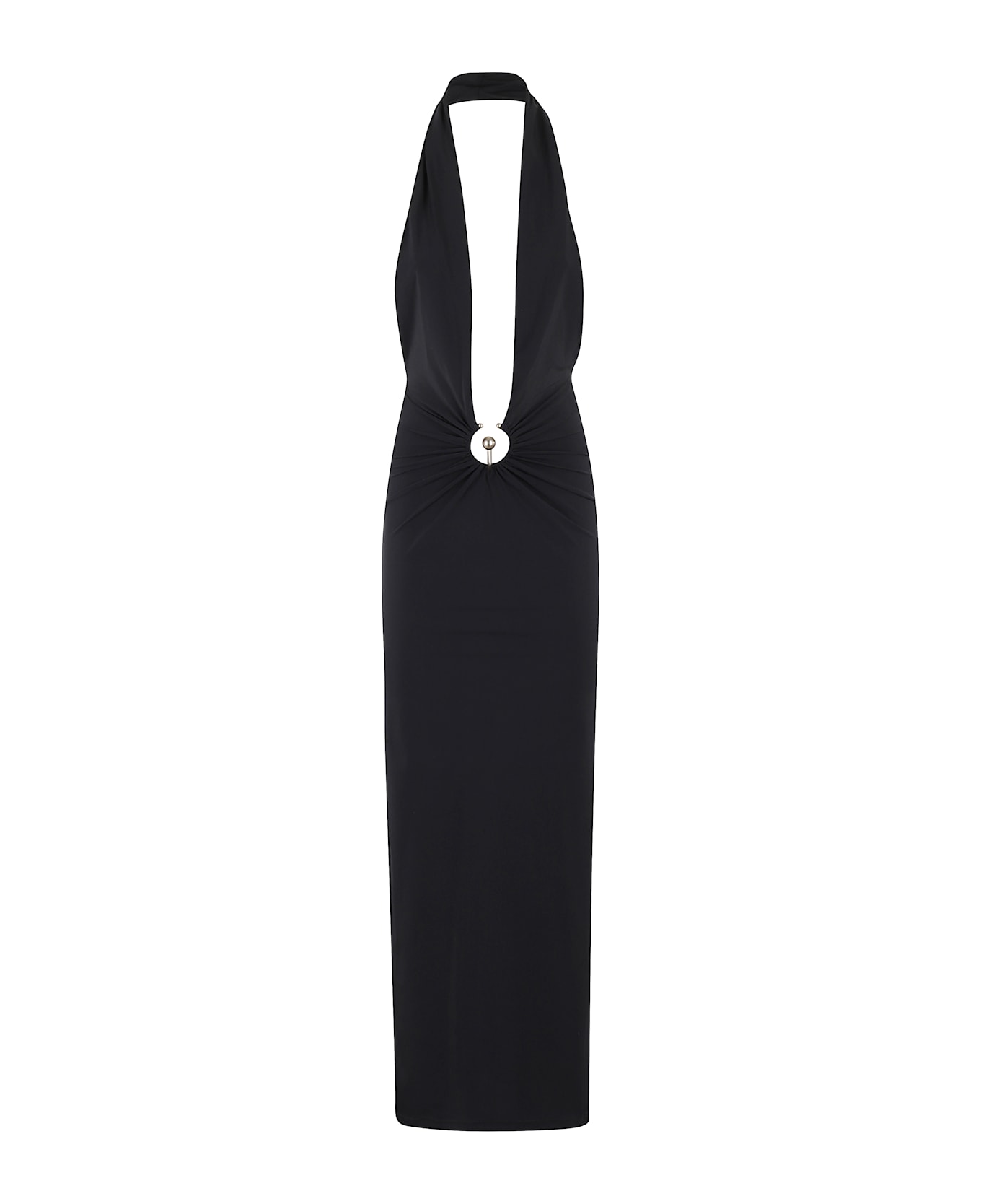 Christopher Esber Pierced Orbit Halter - Black