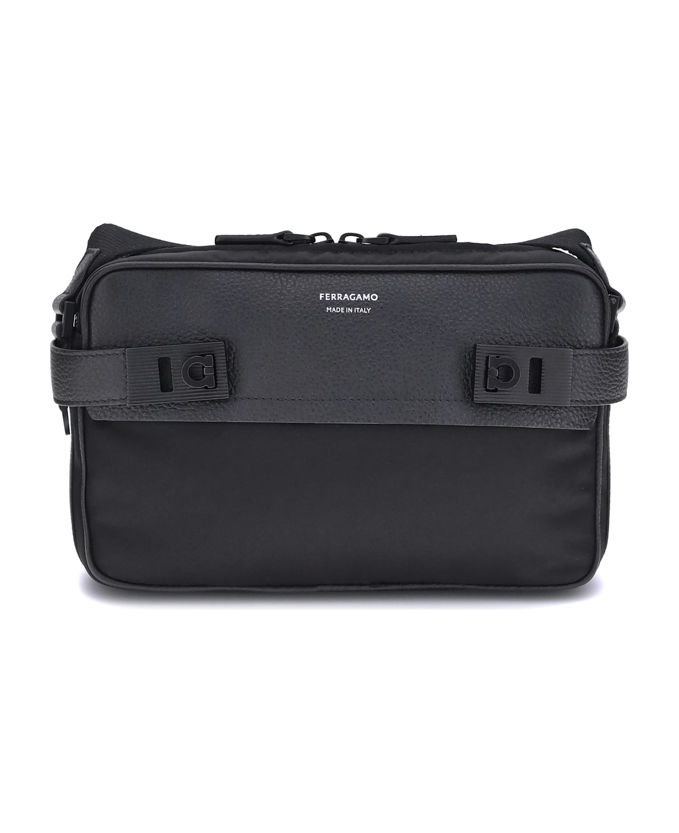 Ferragamo Gancini Buckle Shoulder Bag