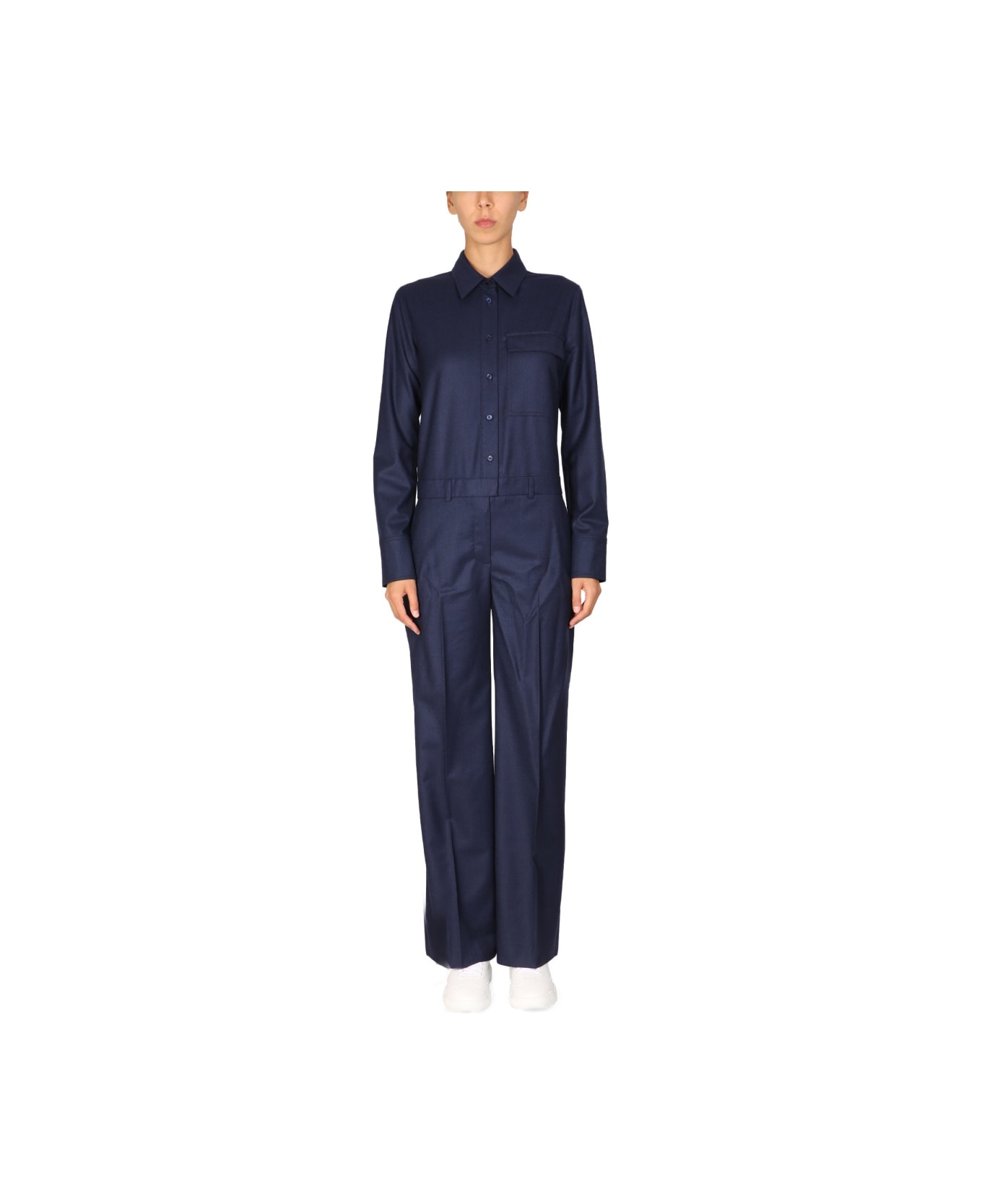 Stella McCartney Wool Jumpsuit - BLUE