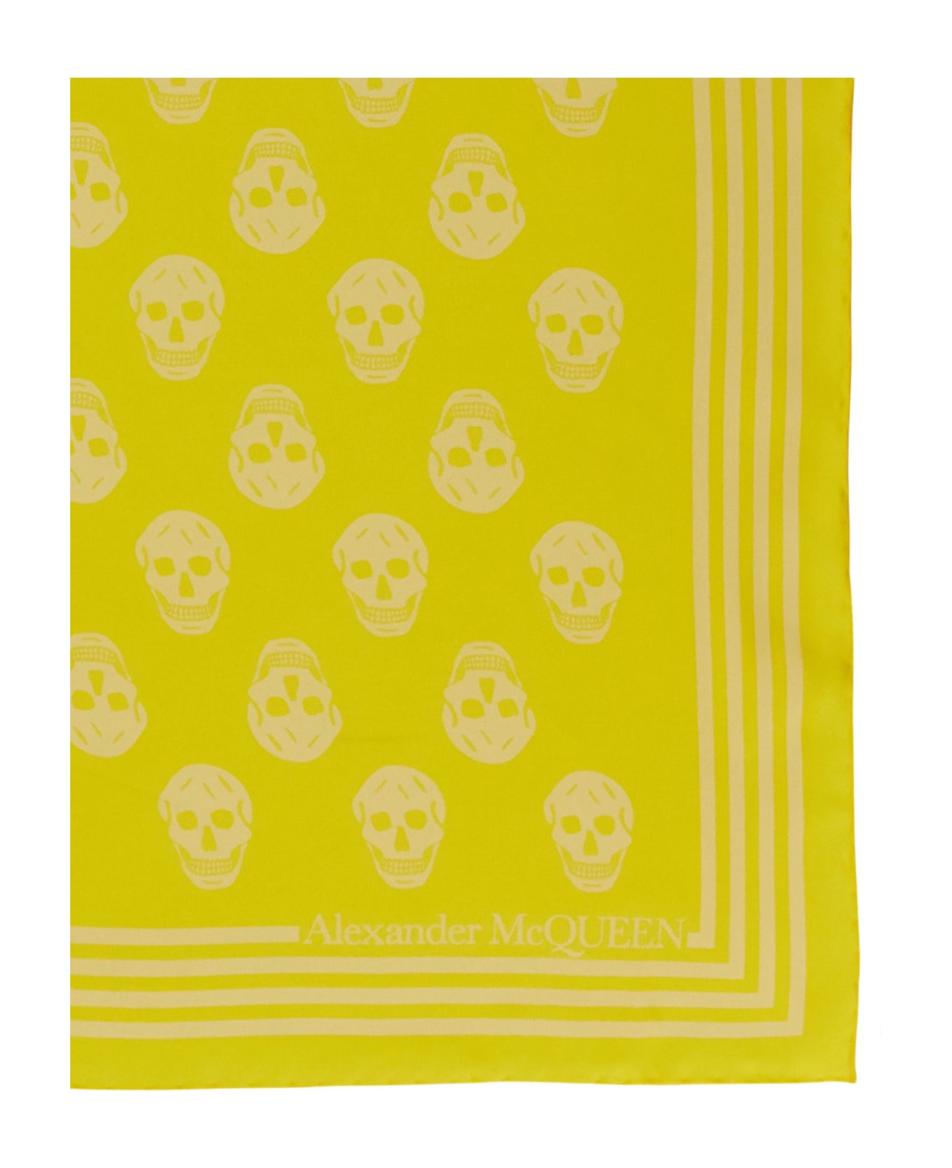 Alexander McQueen Biker Skull Print Scarf - MULTICOLOR スカーフ＆ストール