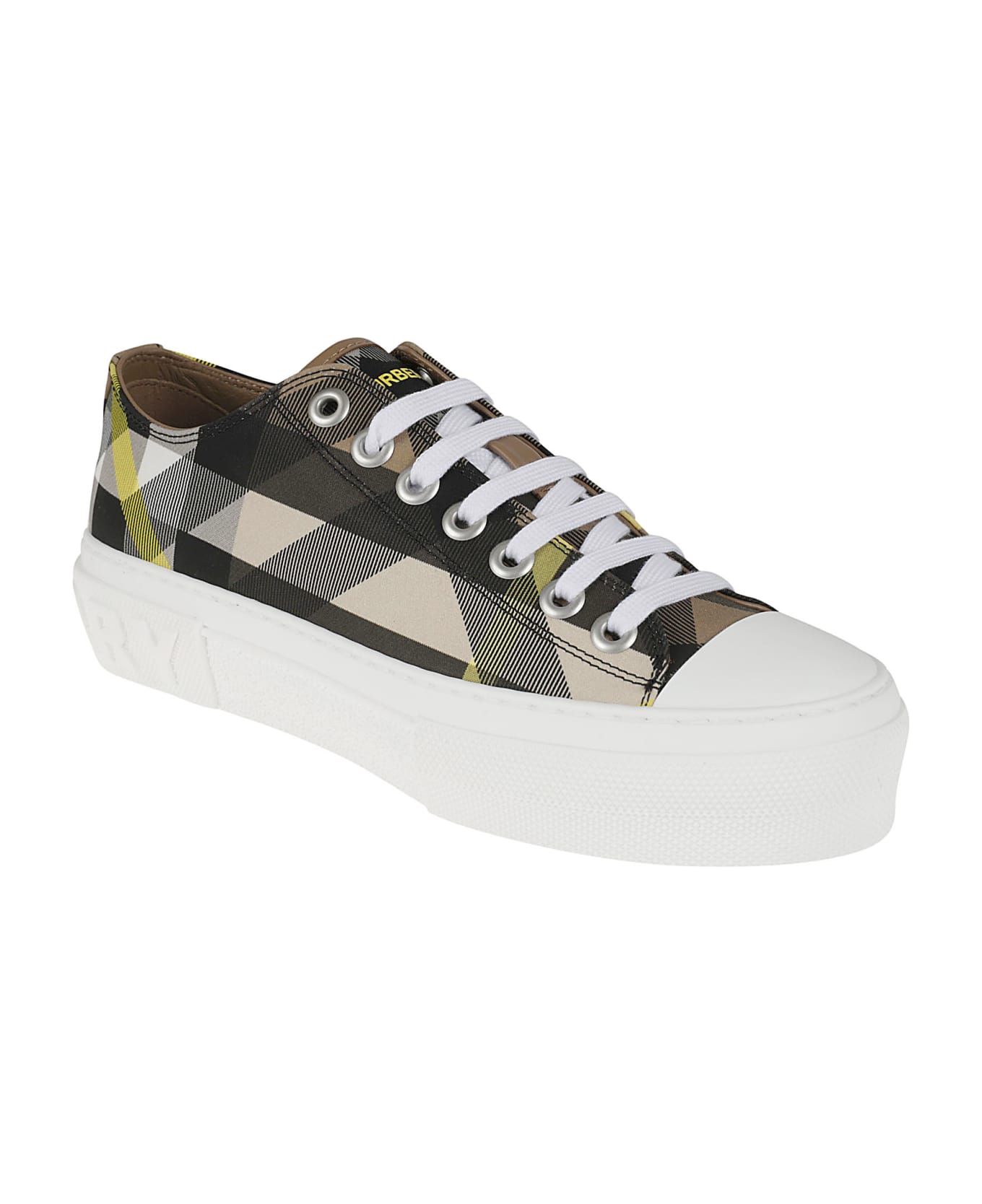 Burberry Check Low-top Sneakers - WHEAT IP CHECK