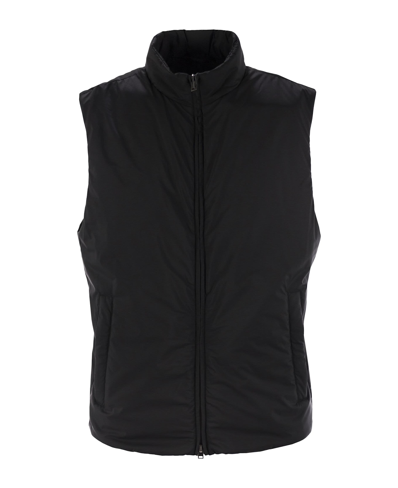 Herno Ecoage Sleeveless Waistcoat - Black