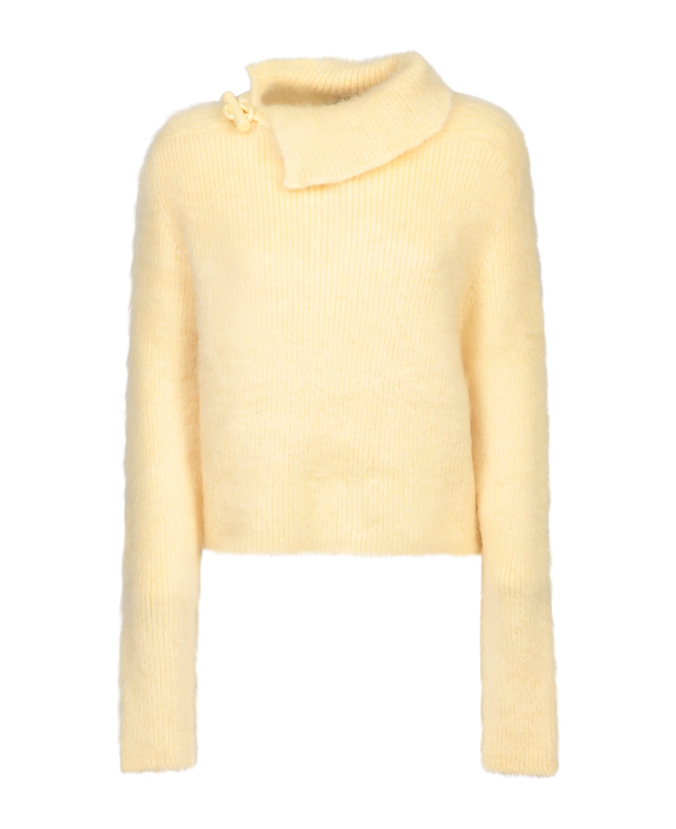 Jacquemus Turtleneck Striped Jumper - Yellow