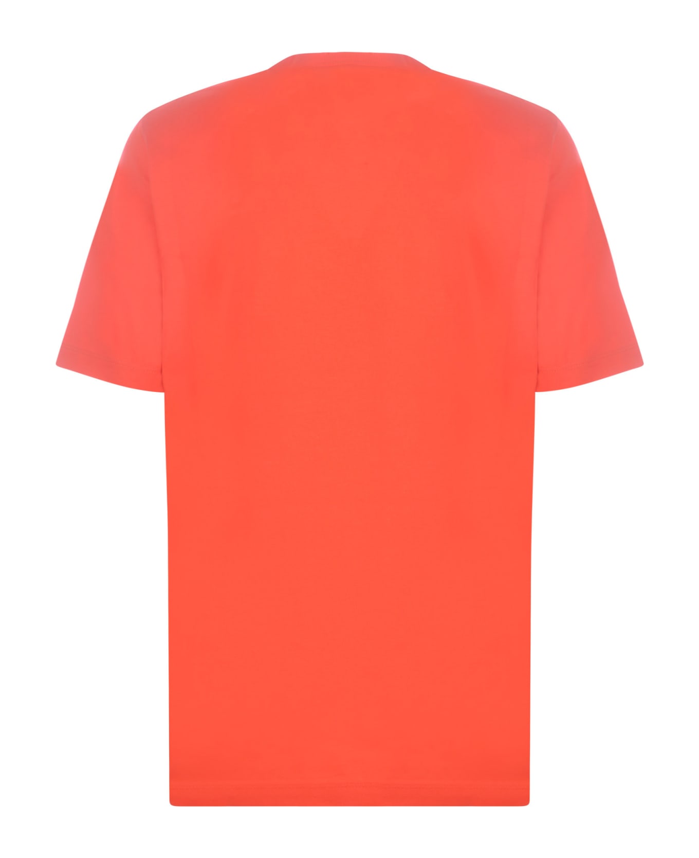 Dsquared2 T-shirt Dsquared2 'icon' In Cotton Jersey - Orange Tシャツ