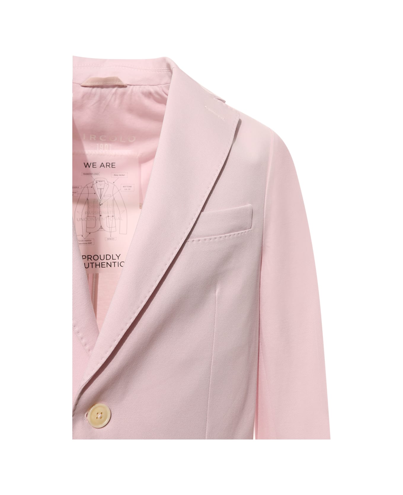 Circolo 1901 Single-breasted Jacket Circolo - Pink