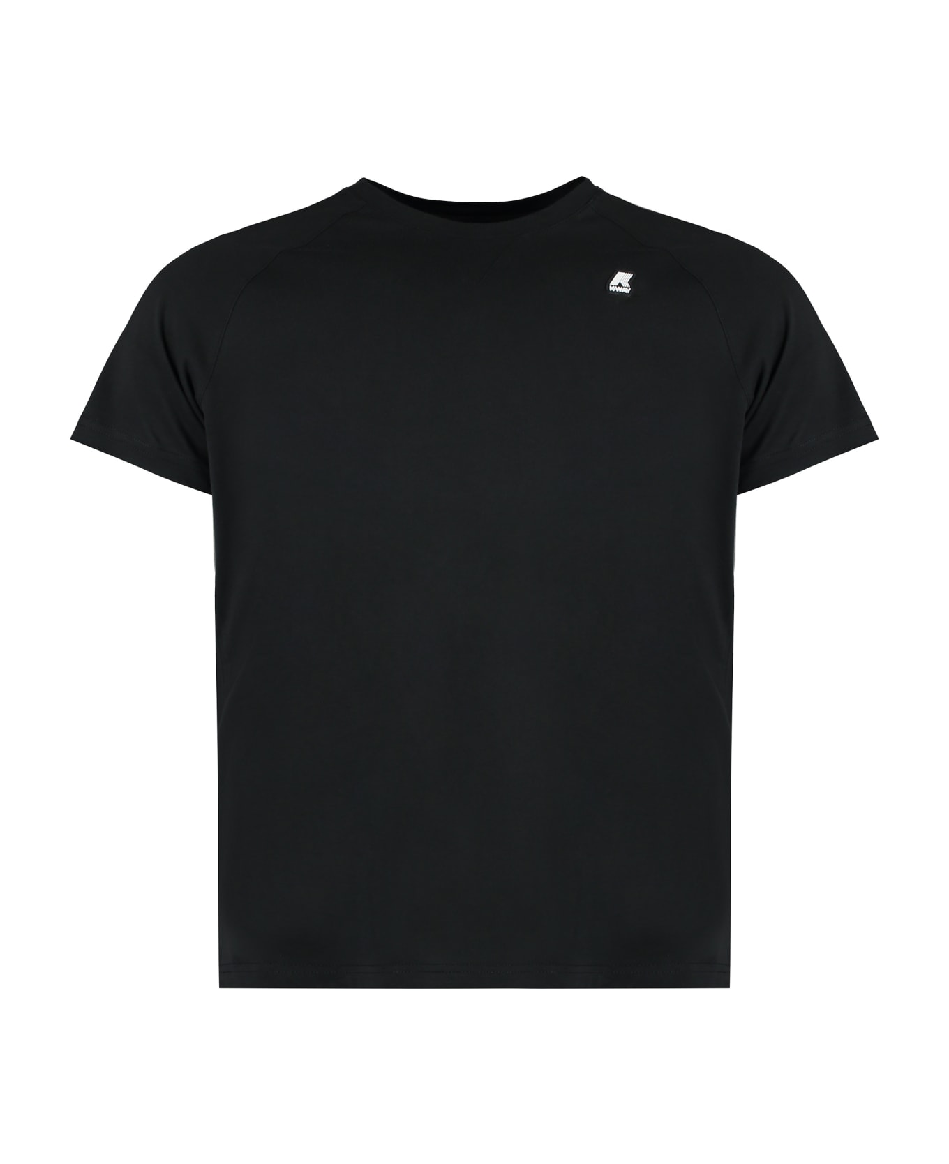 K-Way Cotton T-shirt - Usy Black Pure