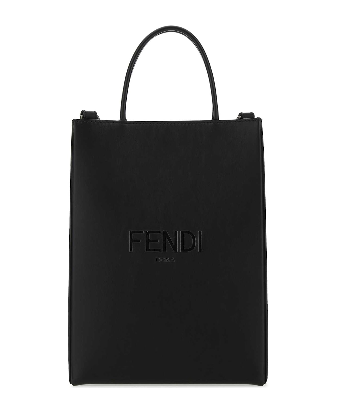 Fendi Black Leather Small Handbag - F1Z35