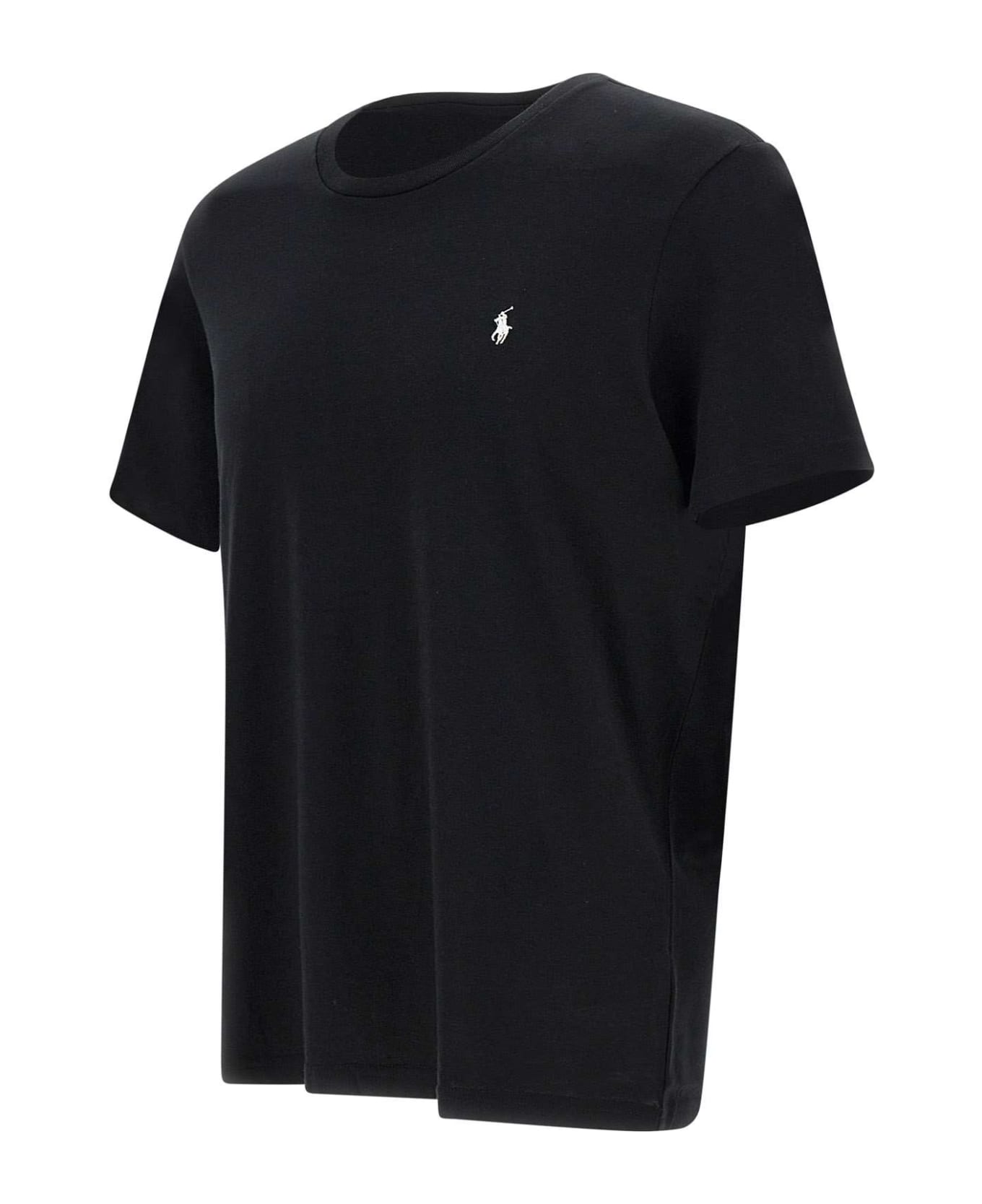 Polo Ralph Lauren "core Replen" Cotton T-shirt - BLACK シャツ