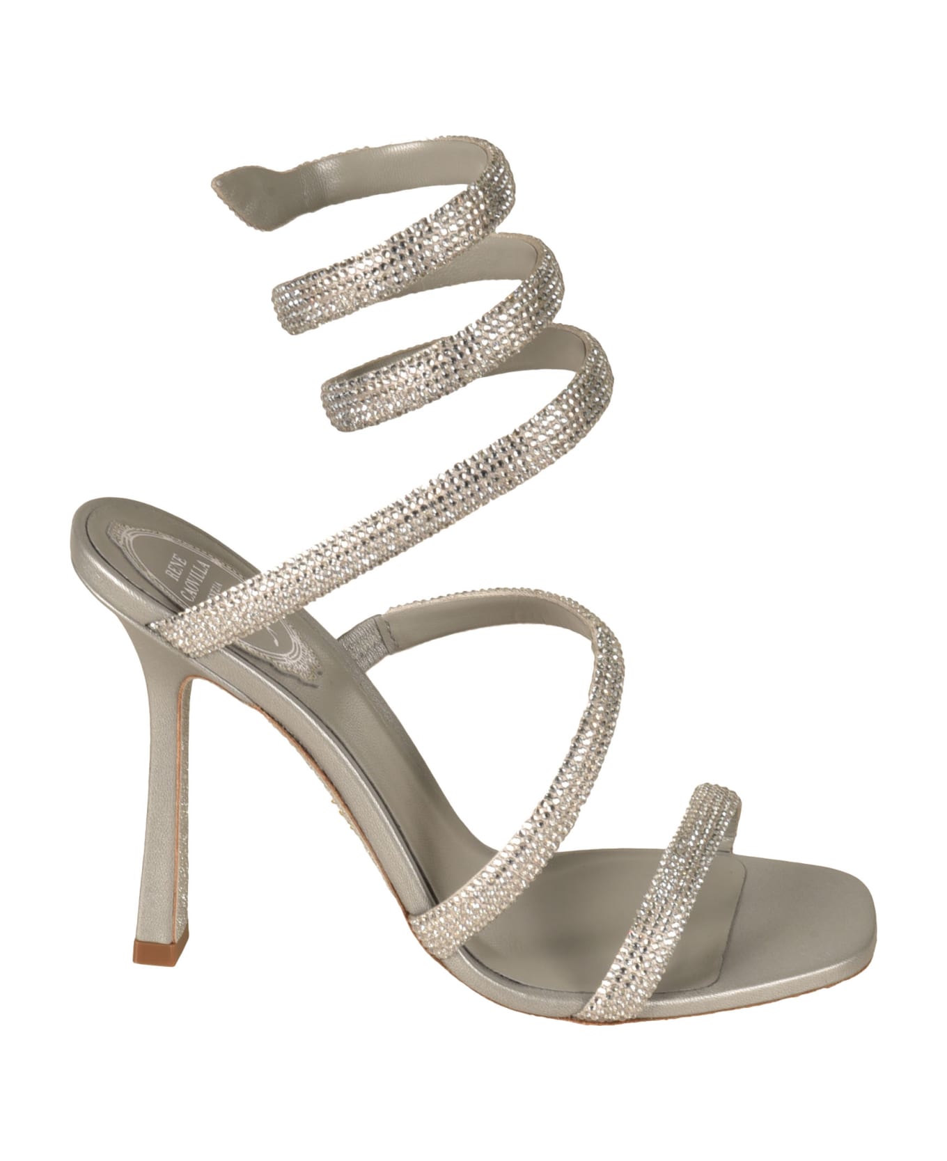 René Caovilla Cleo 105 Sandals - Silver