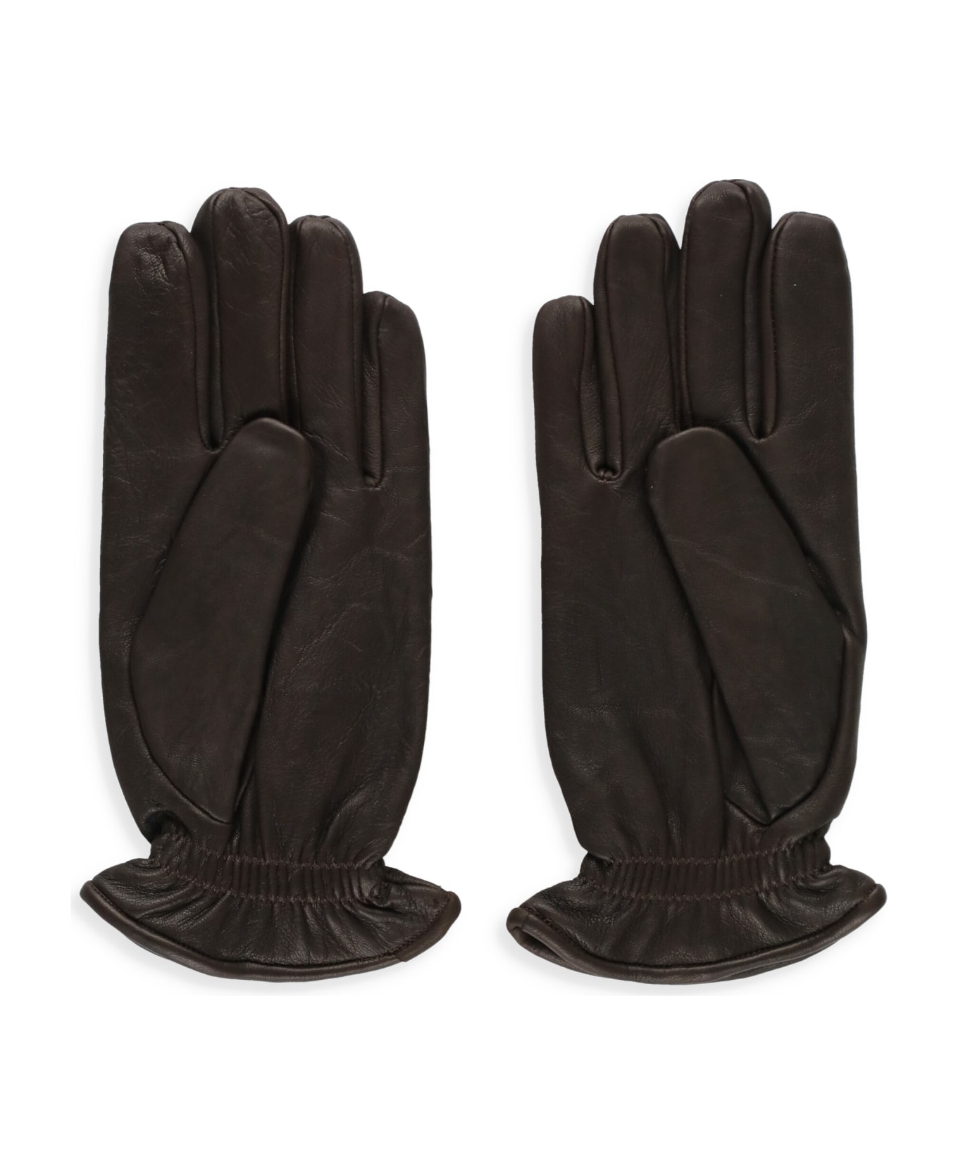 Orciani Nappa Washed Gloves - MORO