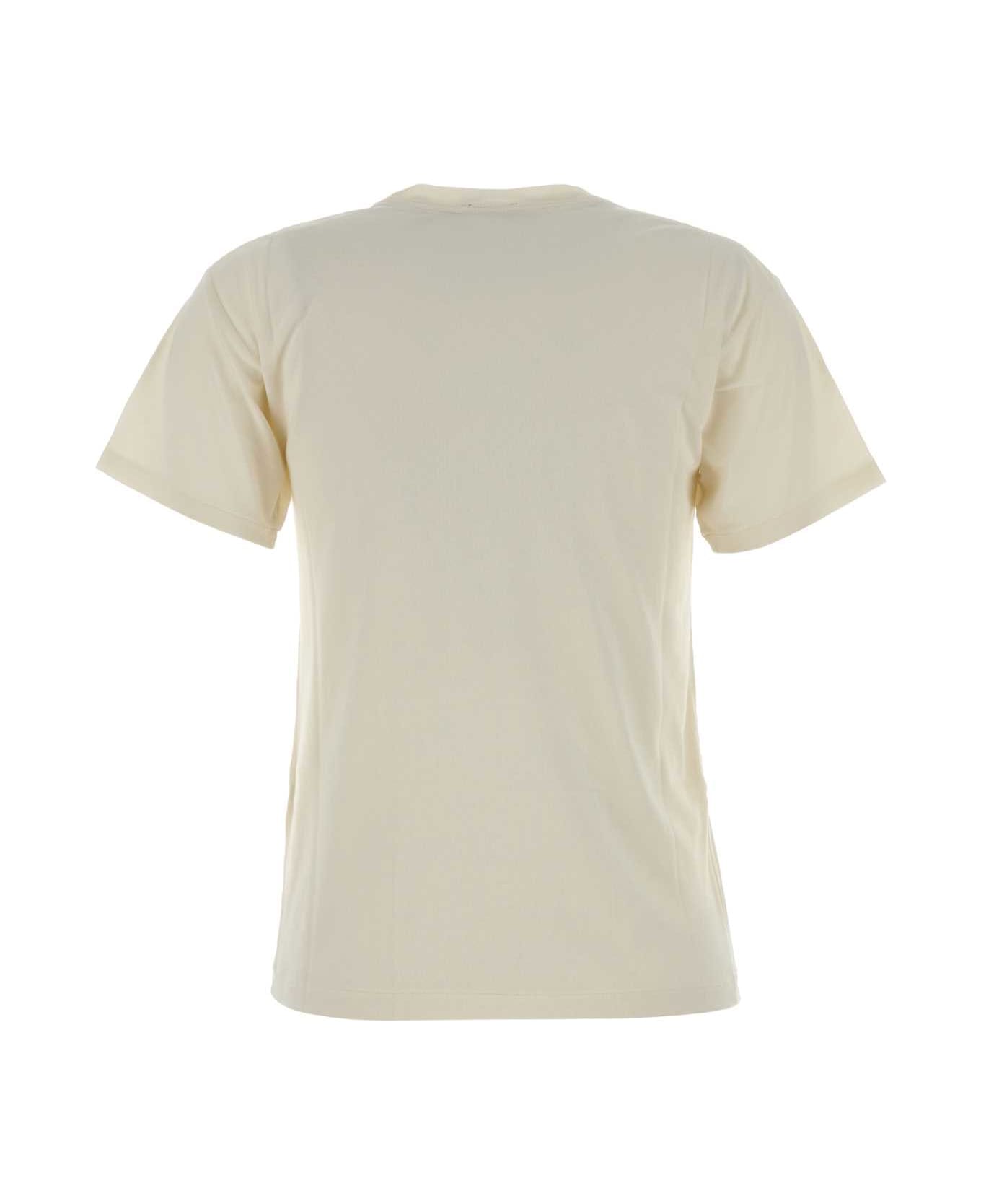 Polo Ralph Lauren Ivory Cotton T-shirt - WARMWHITE