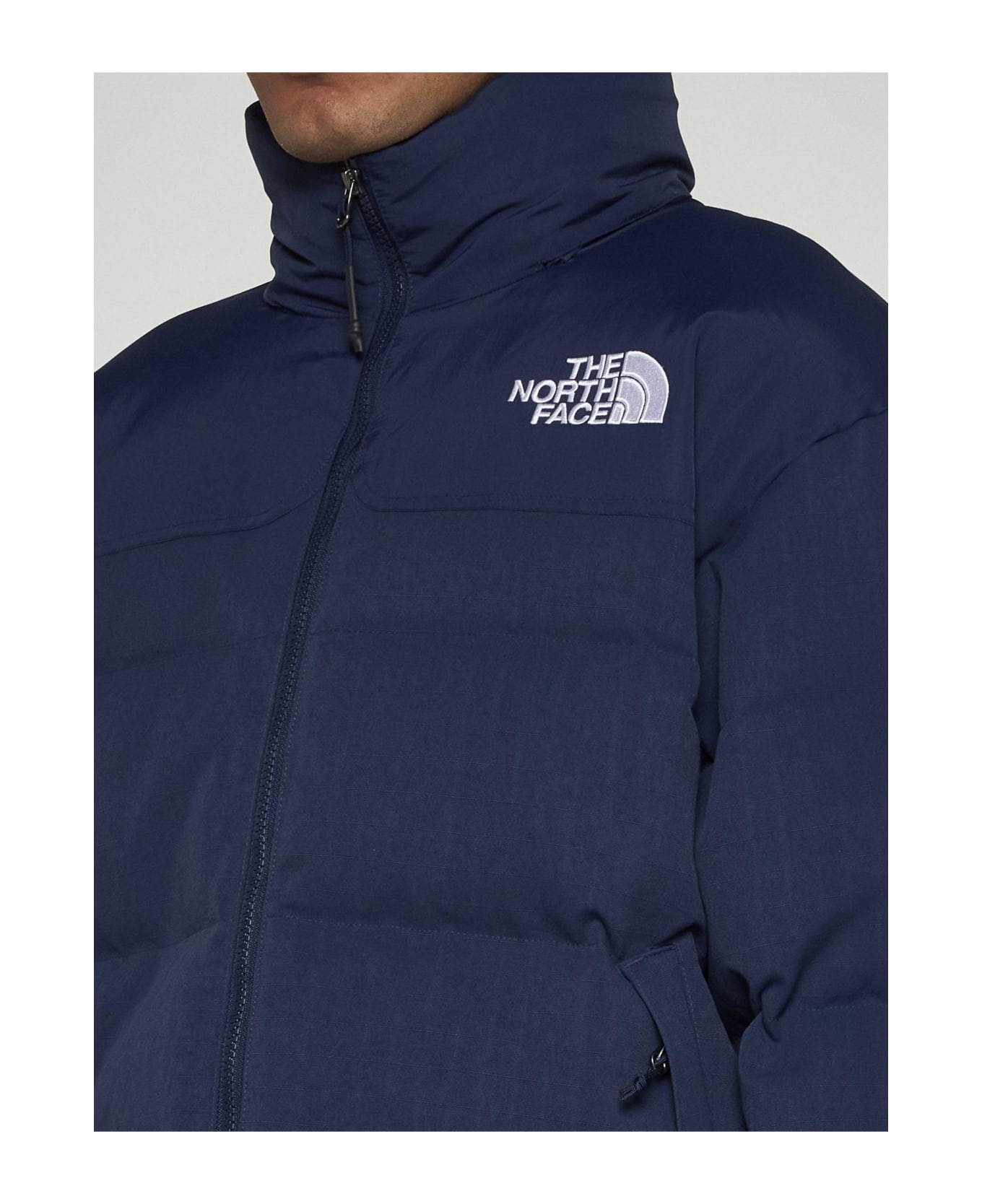 The North Face M 92 Quilted Ripstop Down Jacket - BLUE