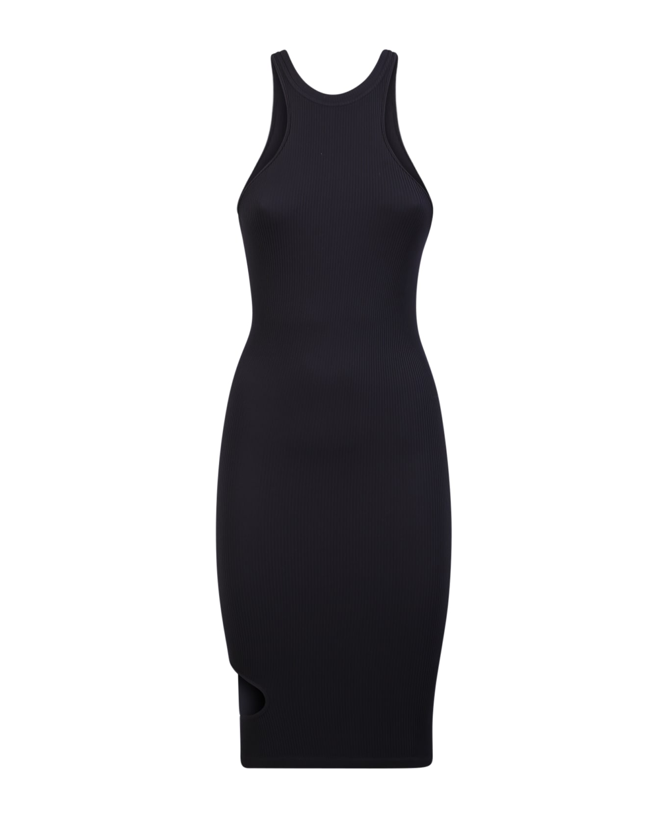 ANDREĀDAMO Black Close-fitting Stretch Dress - Black