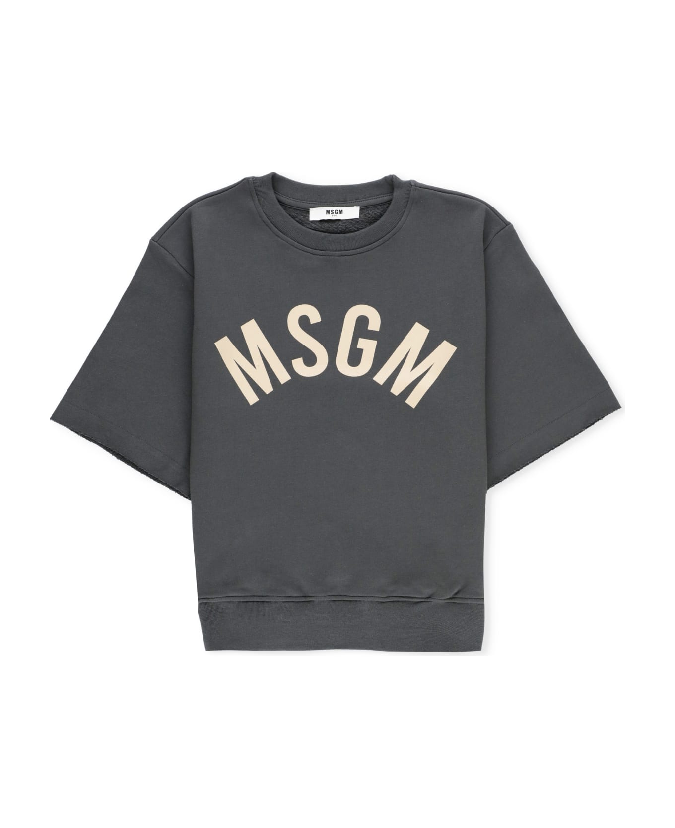 MSGM Cotton Sweatshirt - Grey
