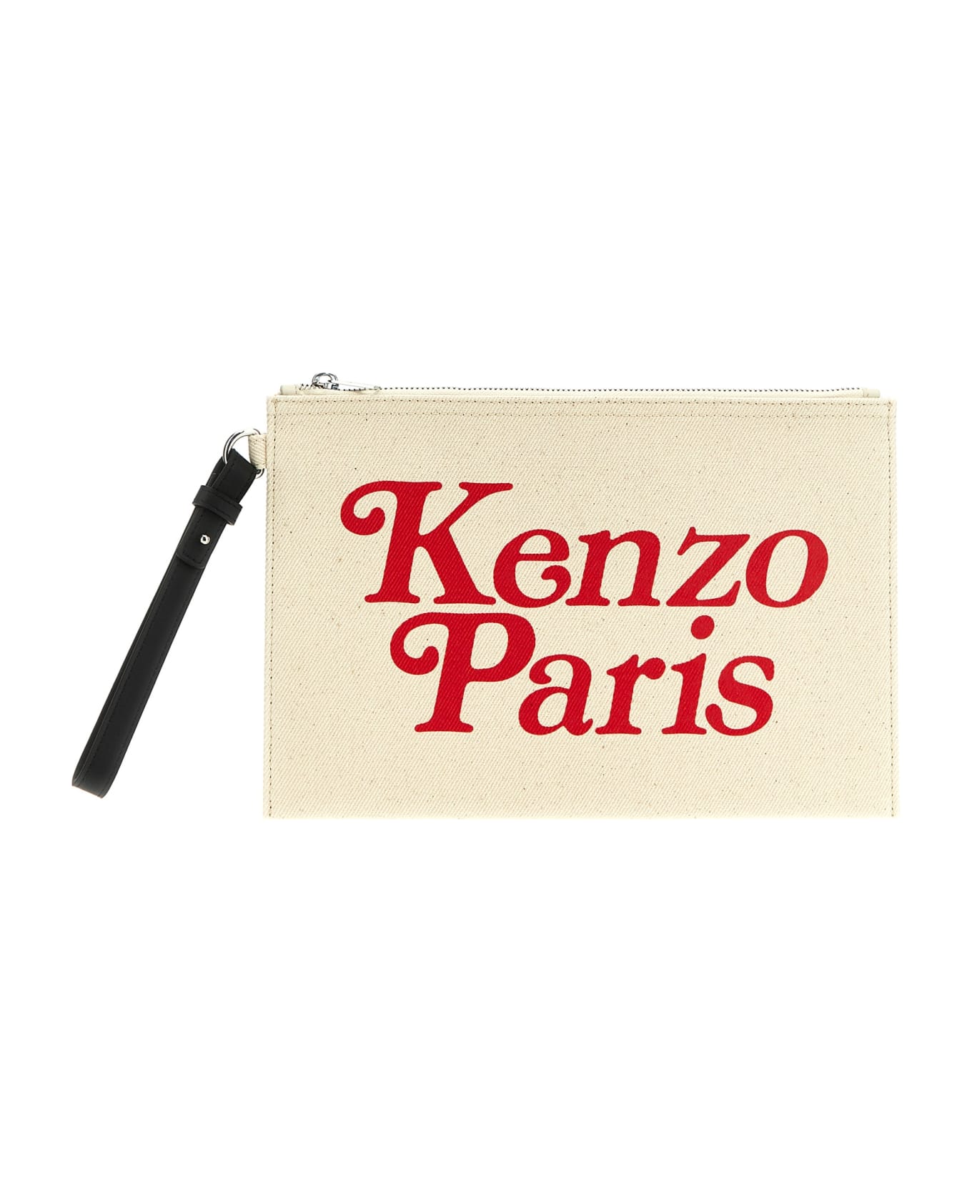 Kenzo 'kenzo Utility' Clutch - Beige クラッチバッグ
