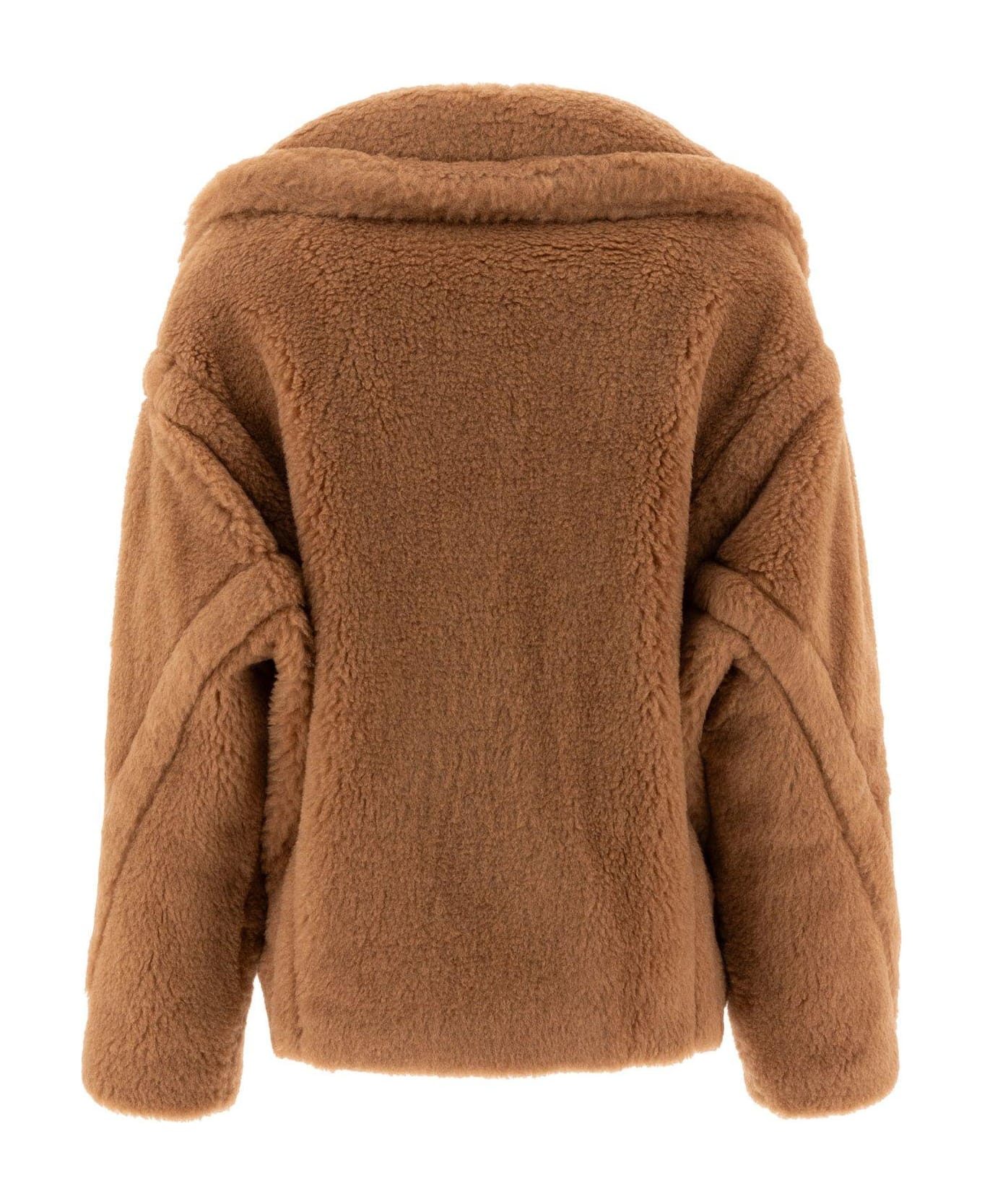 Max Mara Vanadio Teddy Short Coat - Brown