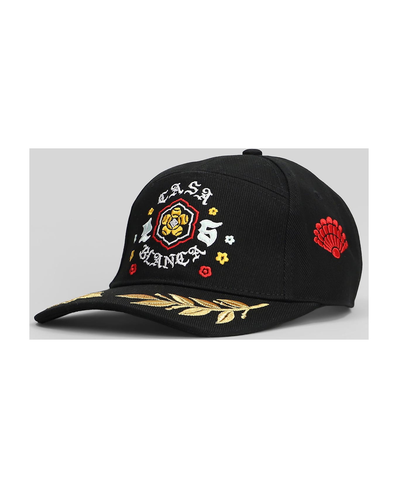 Casablanca Hats In Black Cotton - black