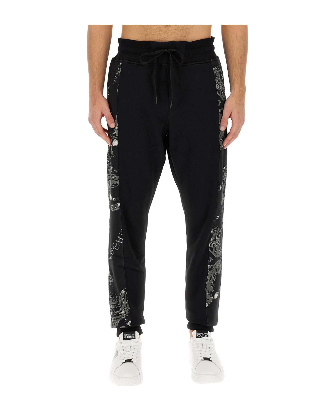 Versace Jeans Couture Chain Couture Jogging Pants - NERO スウェットパンツ