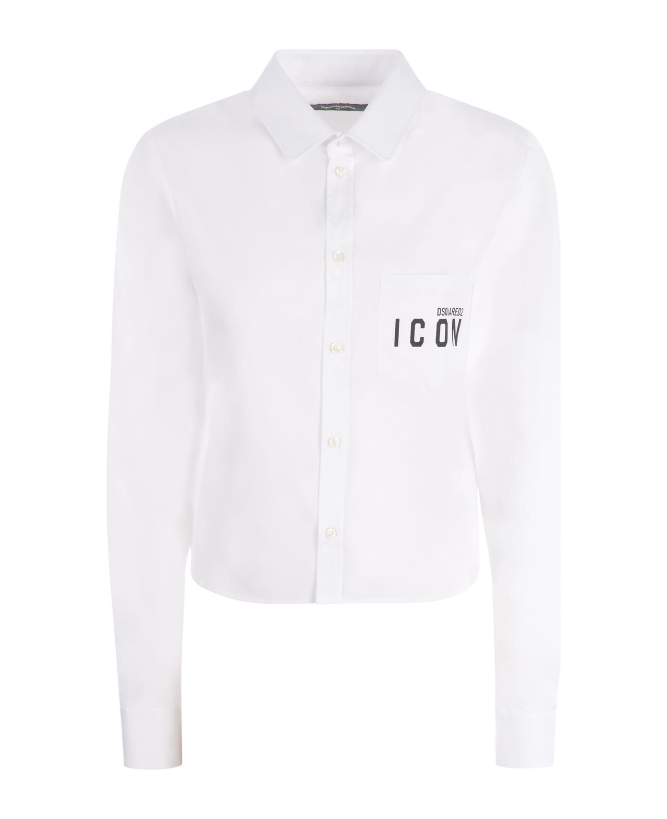 Dsquared2 Shirt Dsquared2 "icon" In Cotton - Bianco シャツ