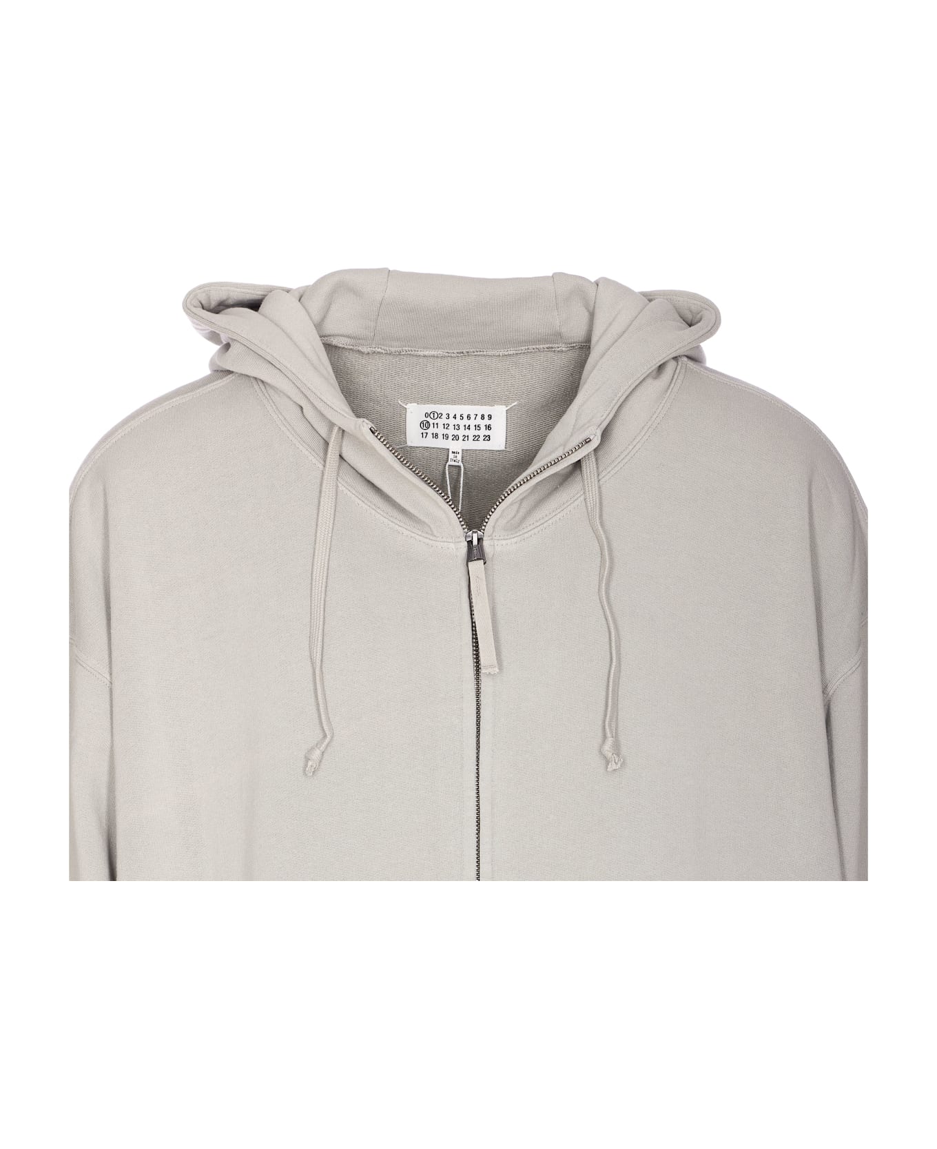Maison Margiela Zip Hoodie - Grey ニットウェア