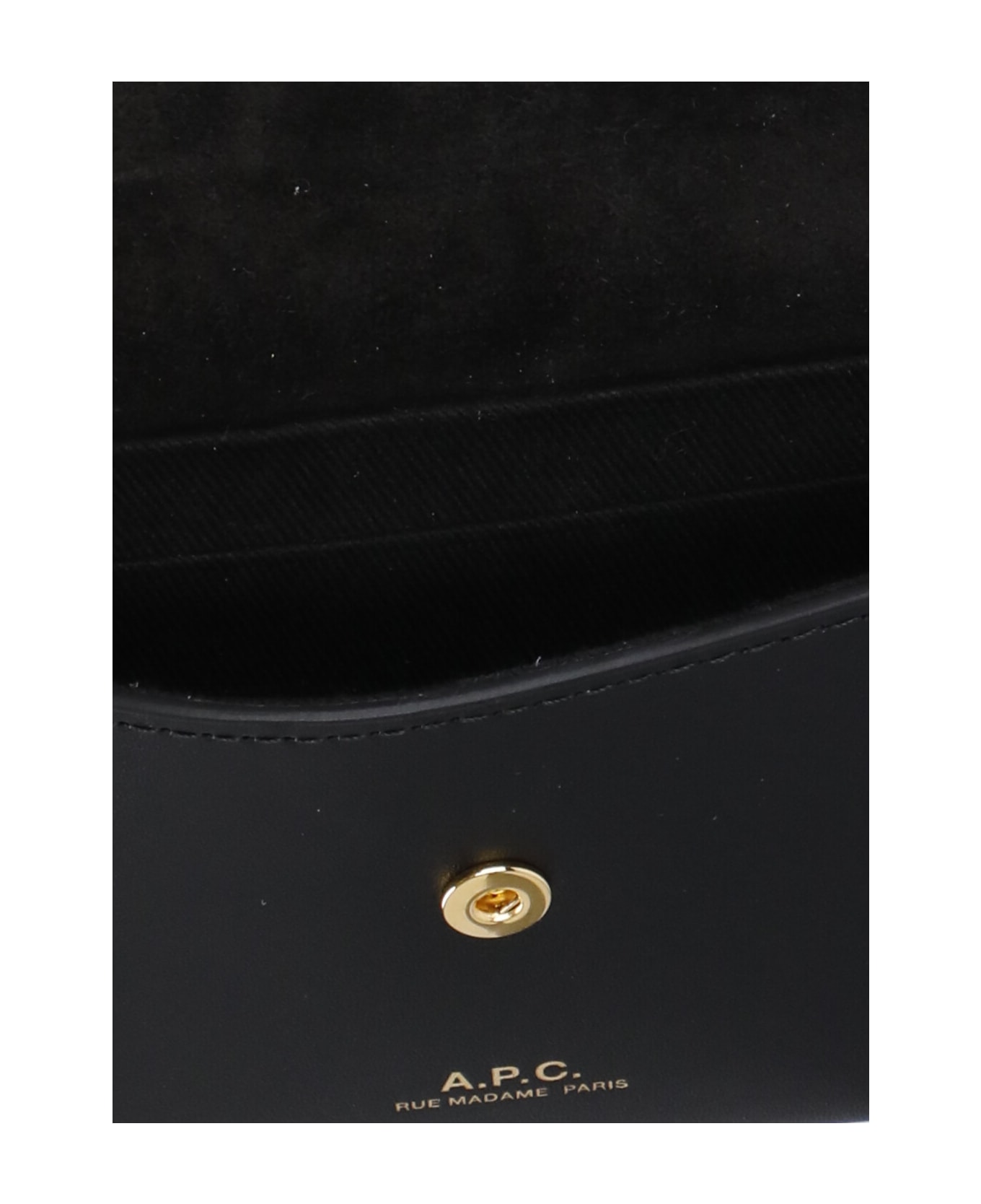 A.P.C. Geneve Business Cards Holder - BLACK