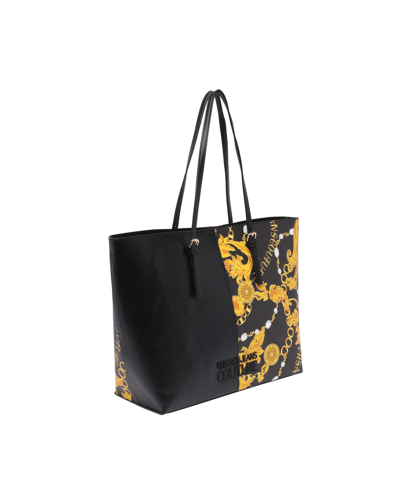 Versace Jeans Couture Chain Couture Tote Bag - Black