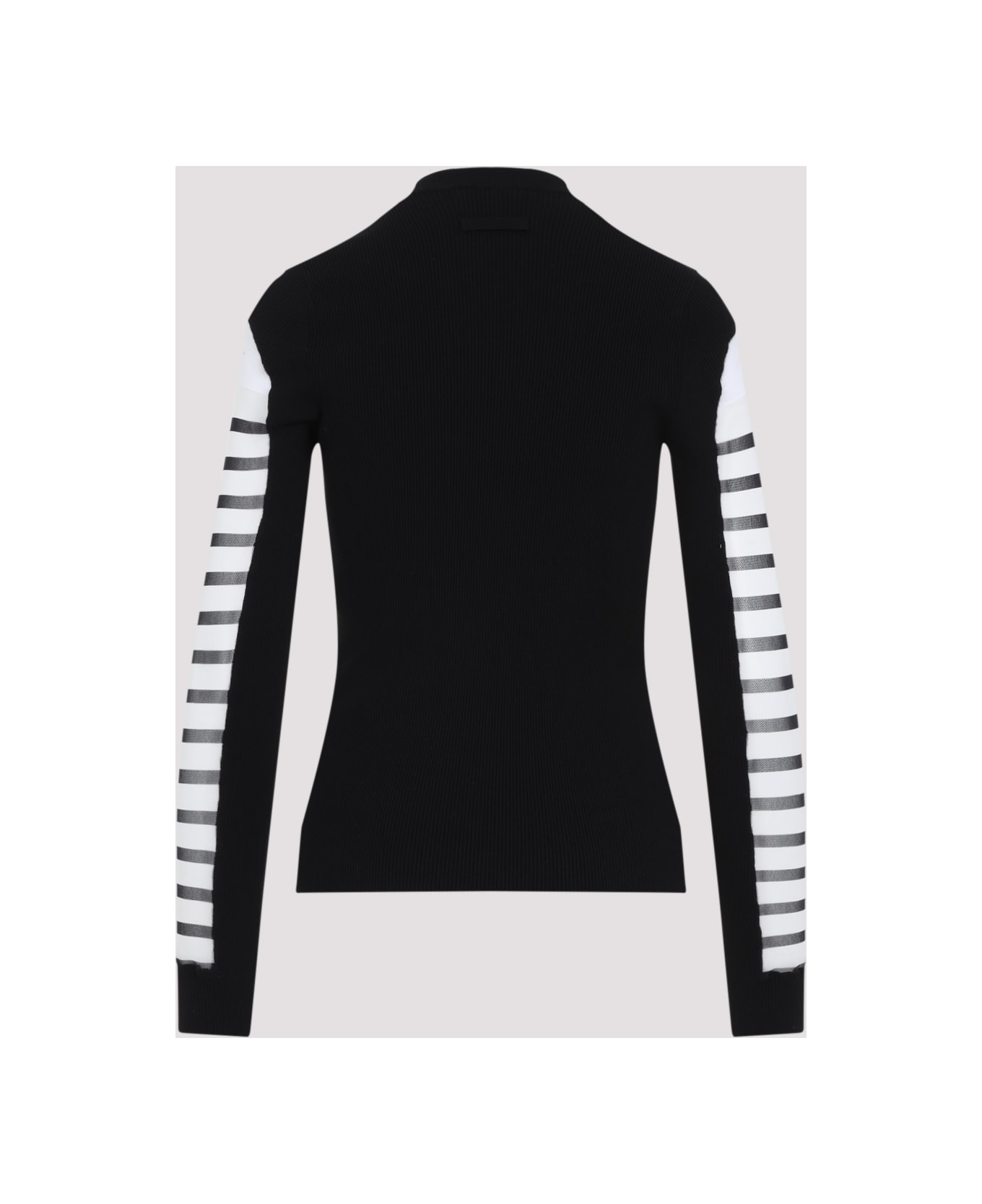 Jean Paul Gaultier Printed "mariniere" Pullover - White Black
