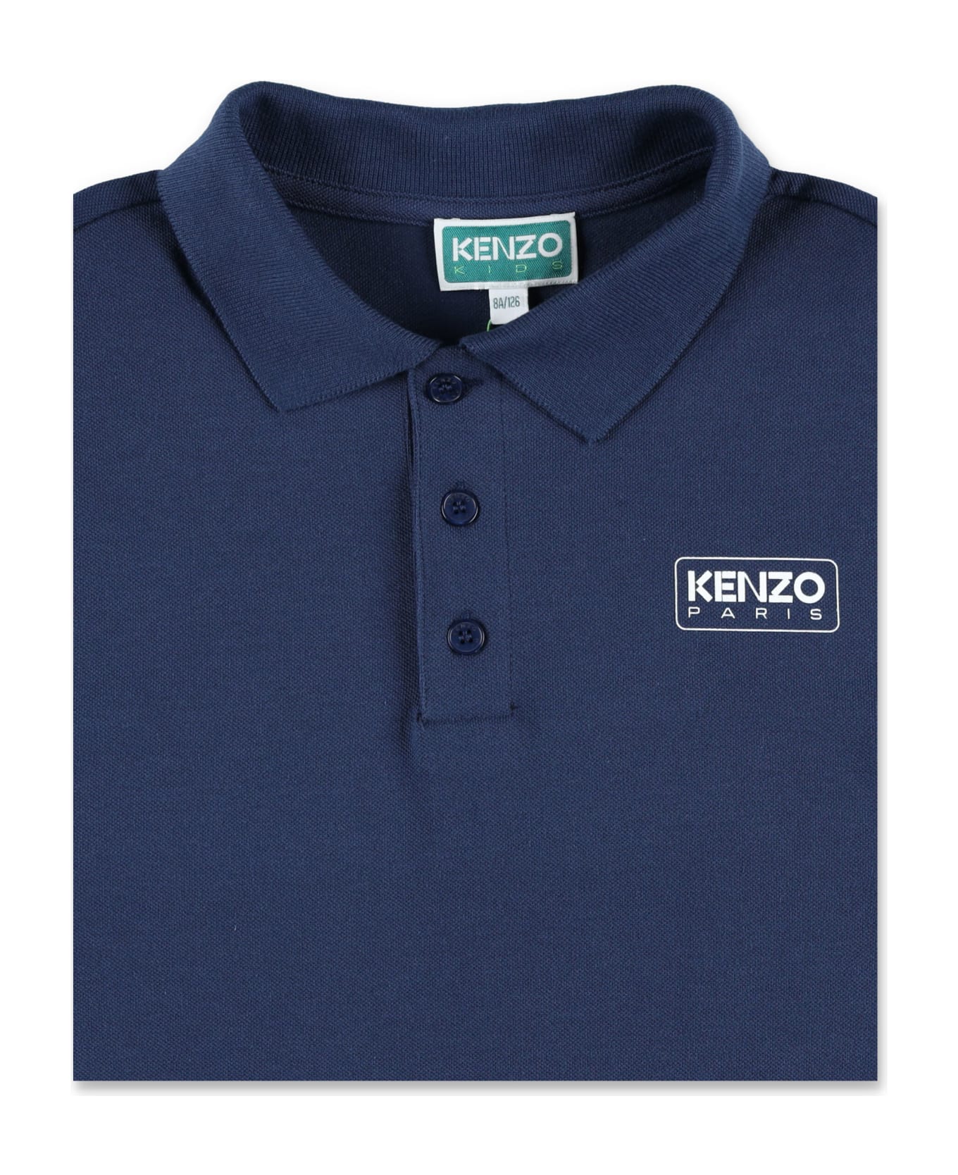 Kenzo Kids Logo Polo Shirt - NAVY