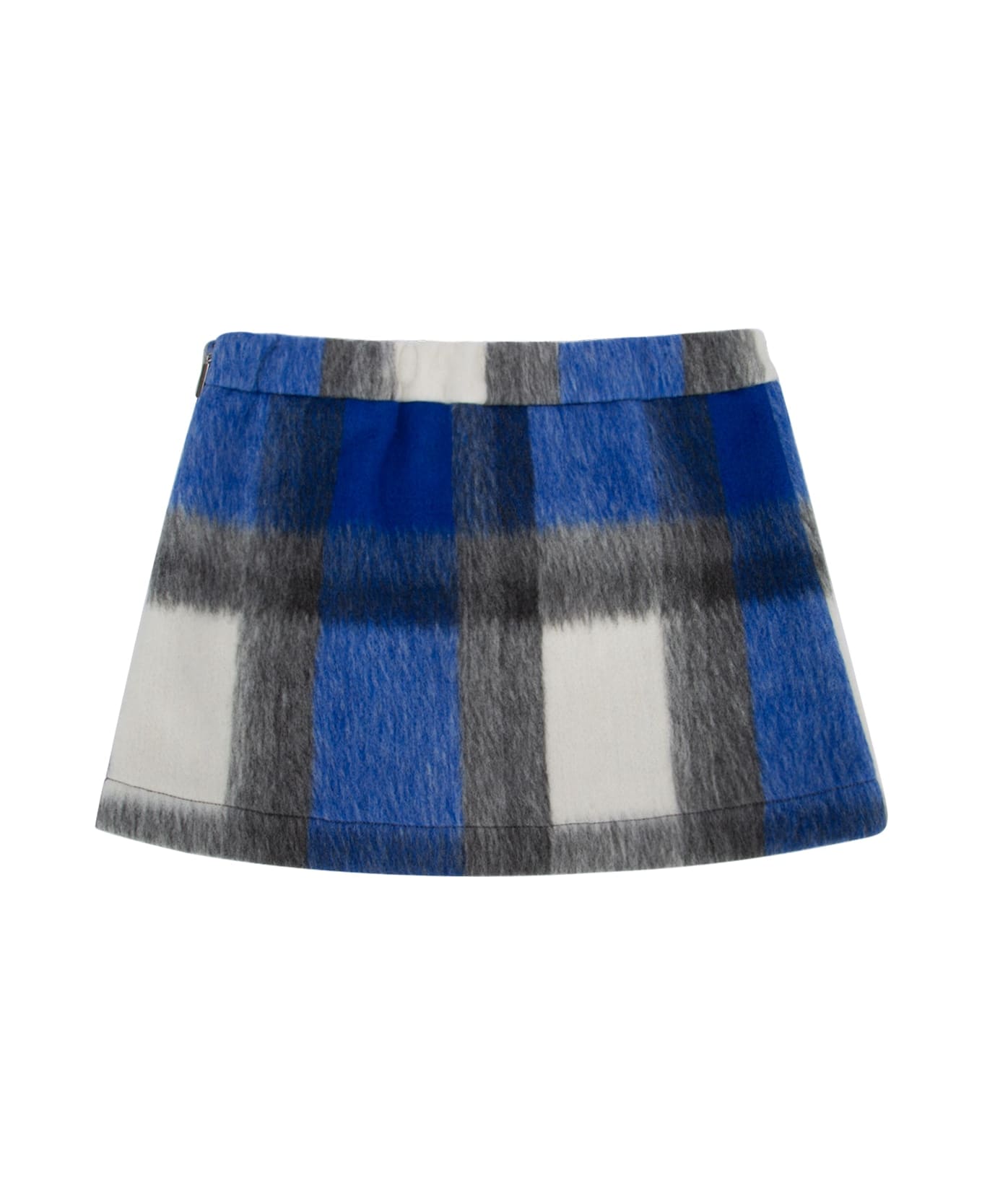 MSGM Check Cloth Mini Skirt Girl - ROYAL