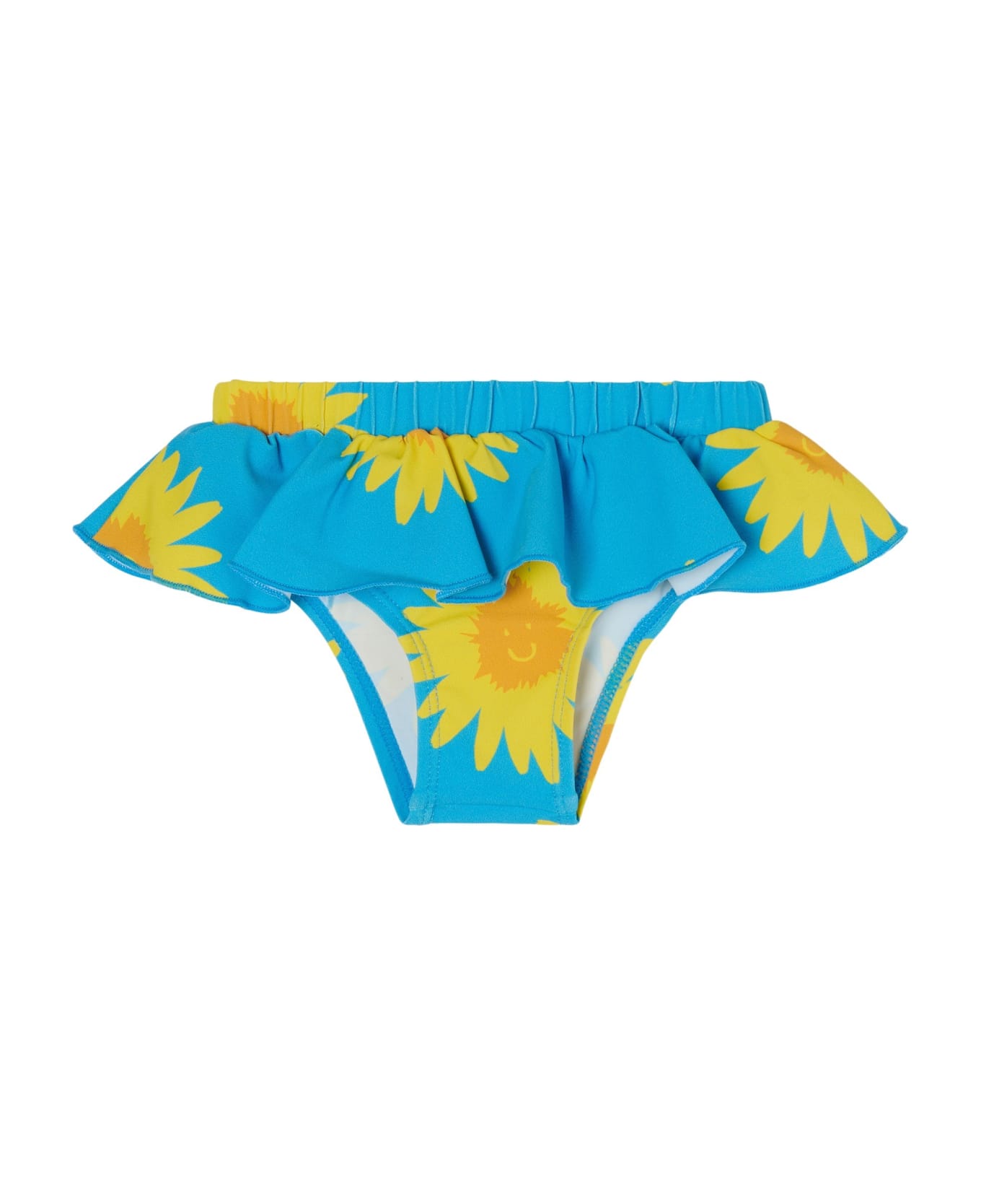 Stella McCartney Kids Bikini Bottoms With Print - Celeste-giallo