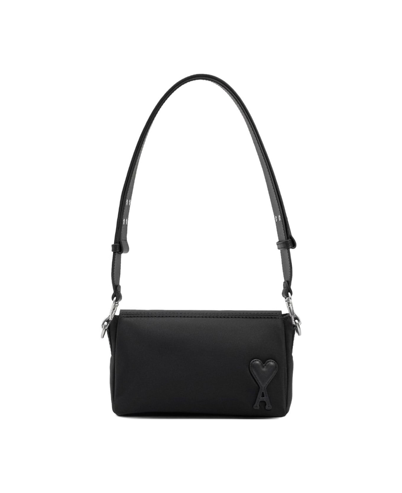 Ami Alexandre Mattiussi Marcel Nylon Shoulder Bag - Black