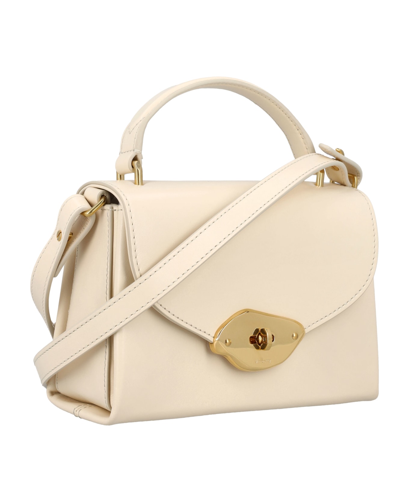 Mulberry Small Lana Top Handle - EGGSHELL